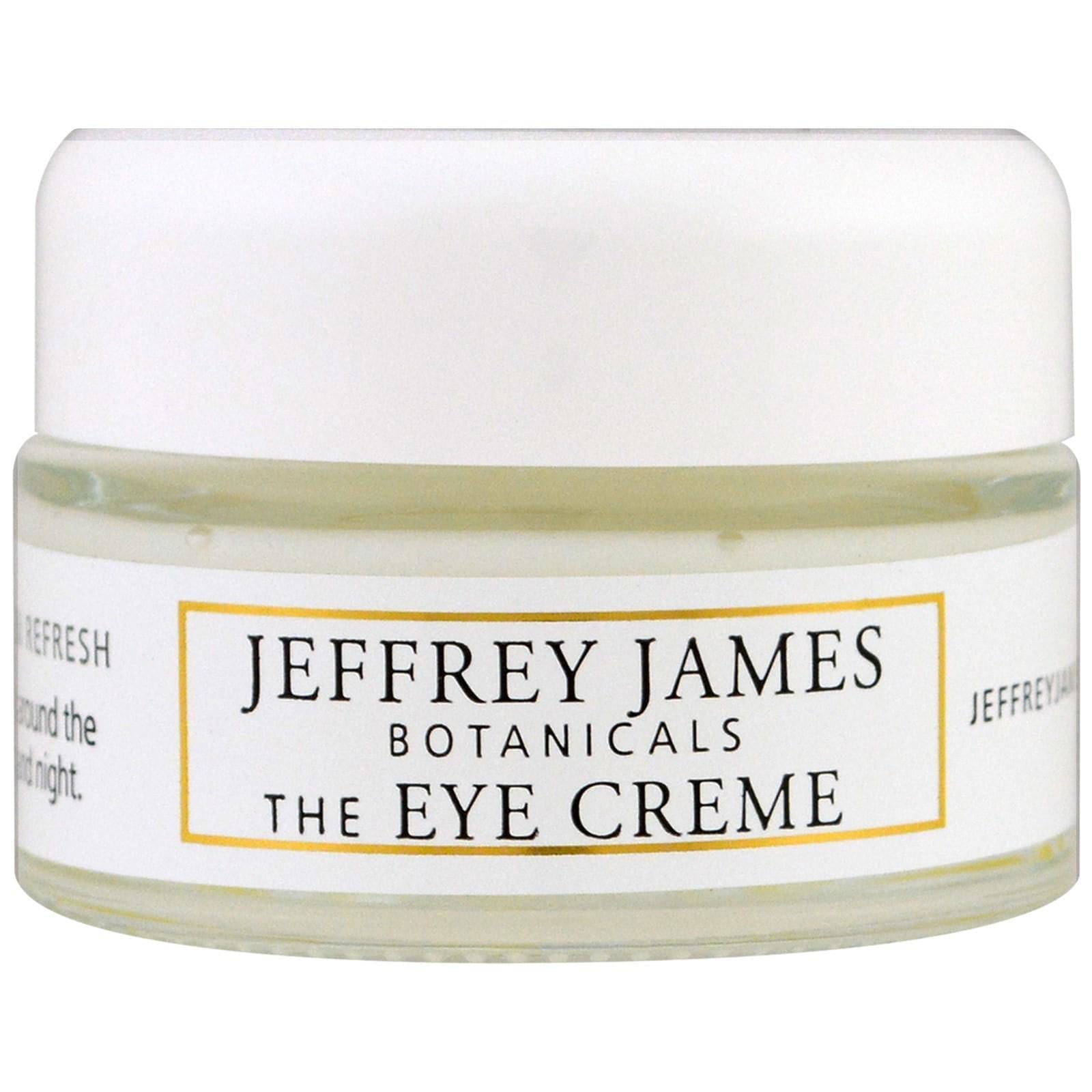 Jeffrey James Botanicals, La crema para los ojos, abrillanta, aligera y refresca, 0.5 oz (15 ml)