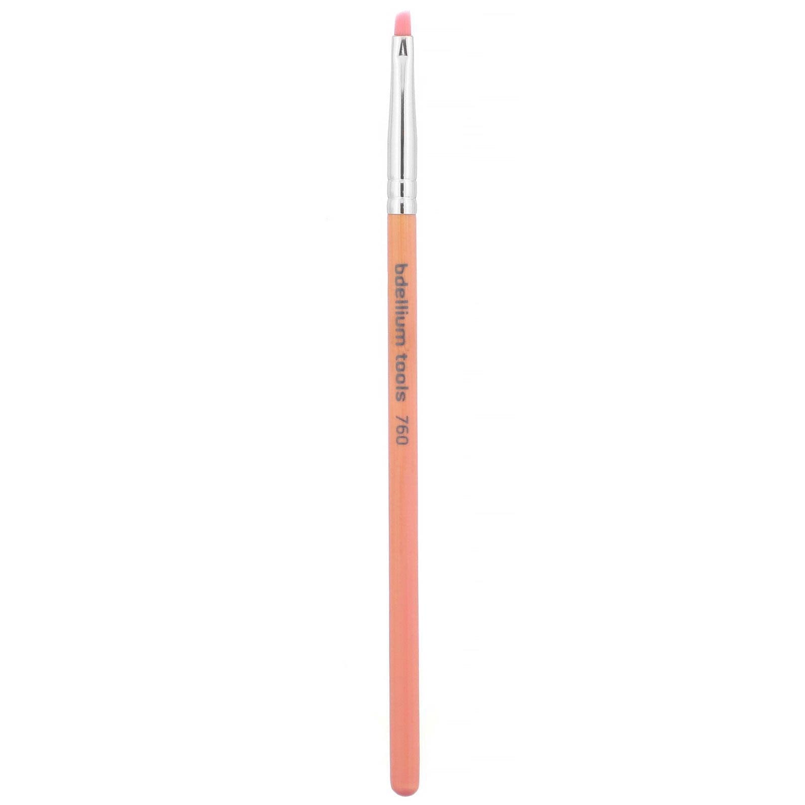 Bdellium Tools, Serie Bambú Rosa, ojos 760, 1 pincel delineador/para cejas