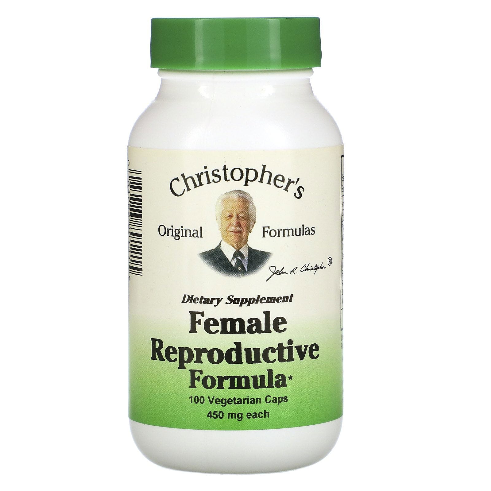 Christopher's Original Formulas, Female Reproductive Formula, 450 mg, 100 Vegetarian Caps