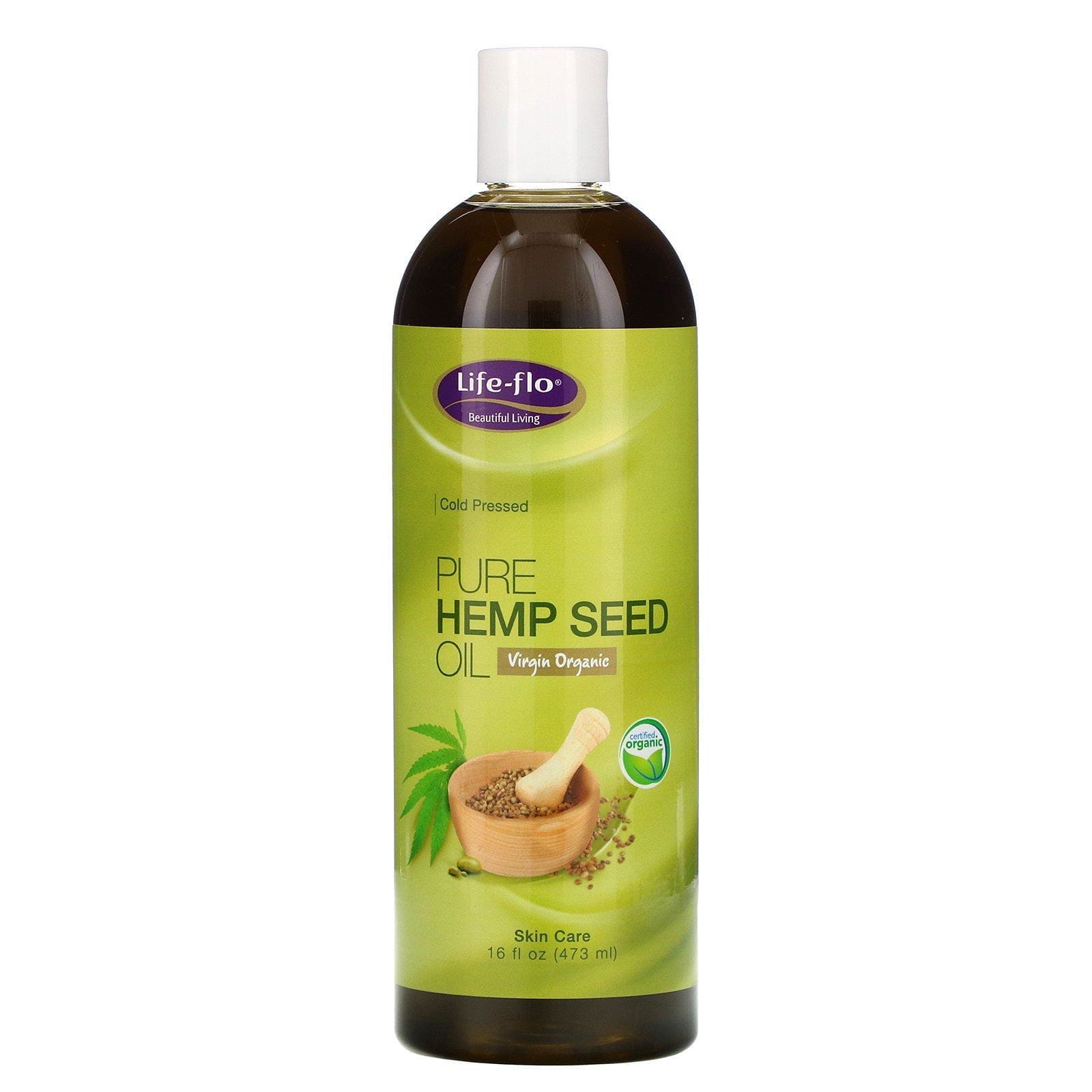 Life-flo, Aceite de semilla de cáñano puro, 16 fl oz (473 ml)