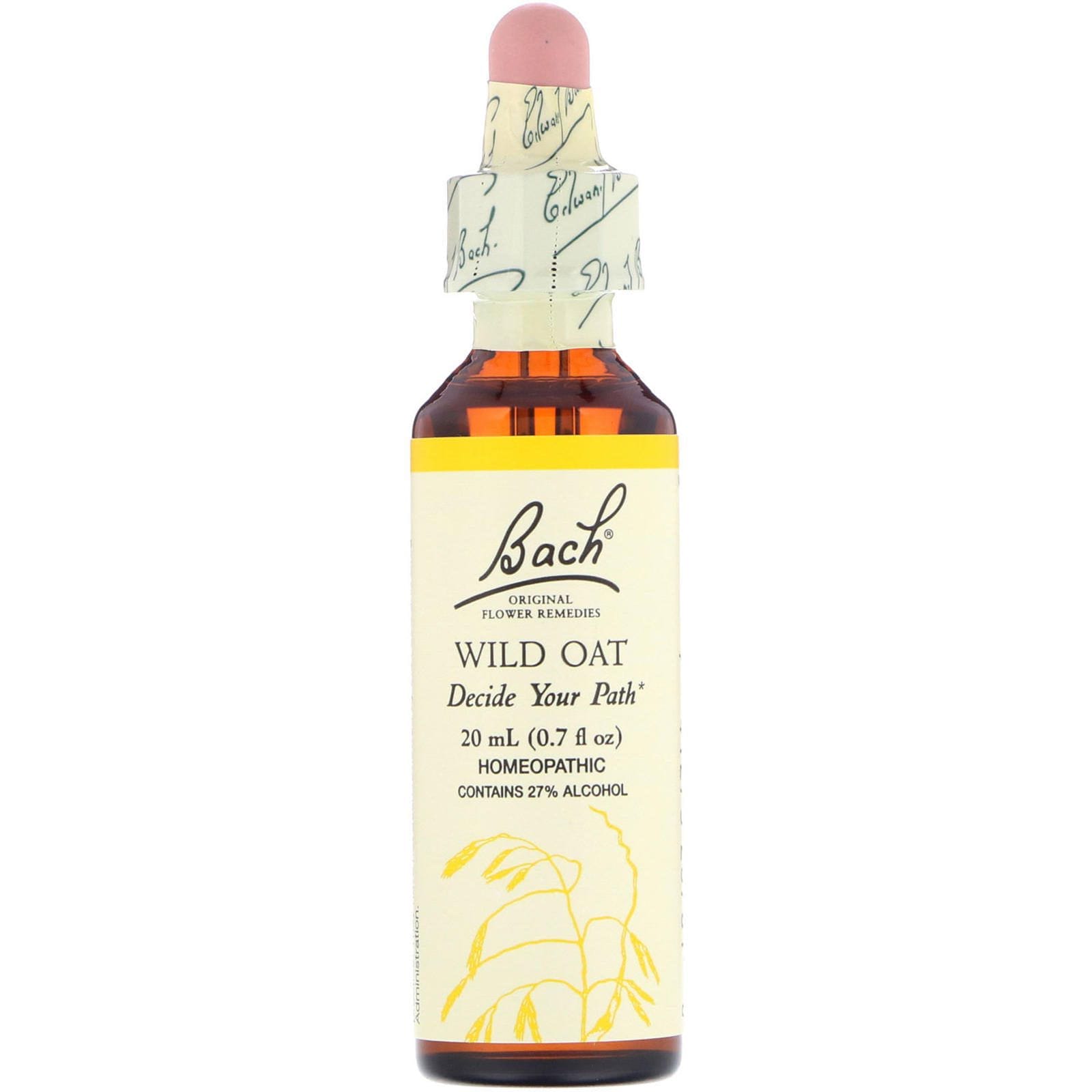 Bach, Remedios Florales Originales, Avena silvestre 0,7 oz líquidas (20 ml)