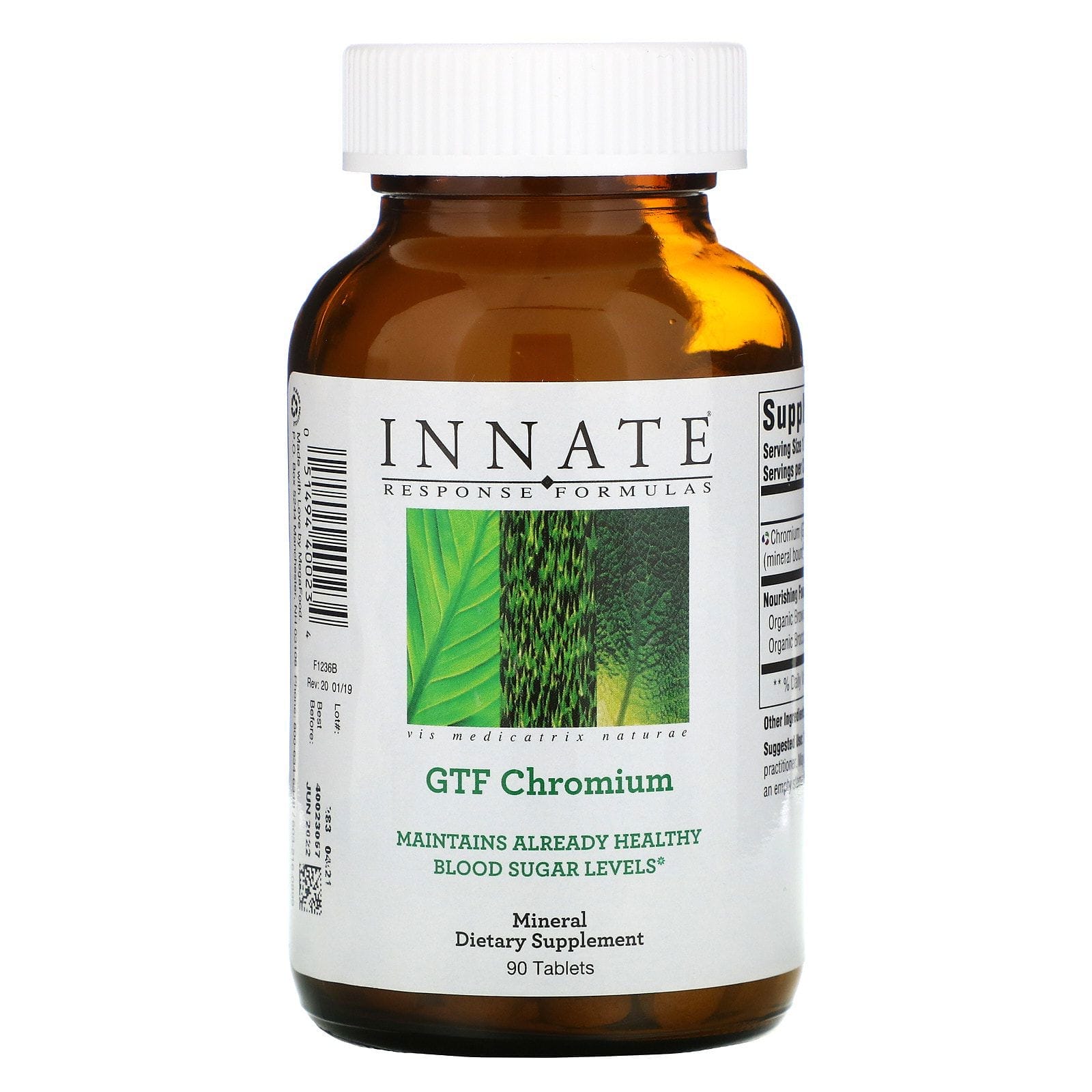 Innate Response Formulas, Cromo FTG, 90 comprimidos