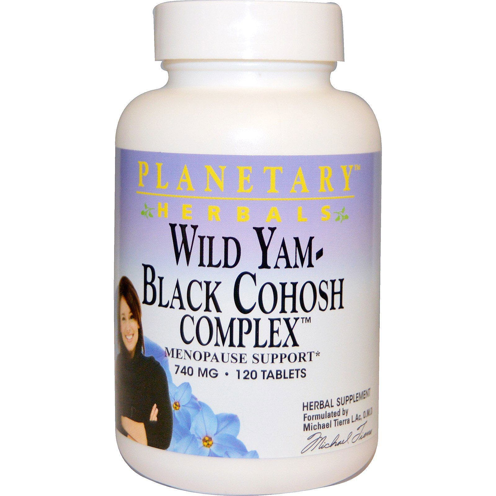 Planetary Herbals, Wild Yam - Complejo de Cohosh negro, 740 mg, 120 comprimidos