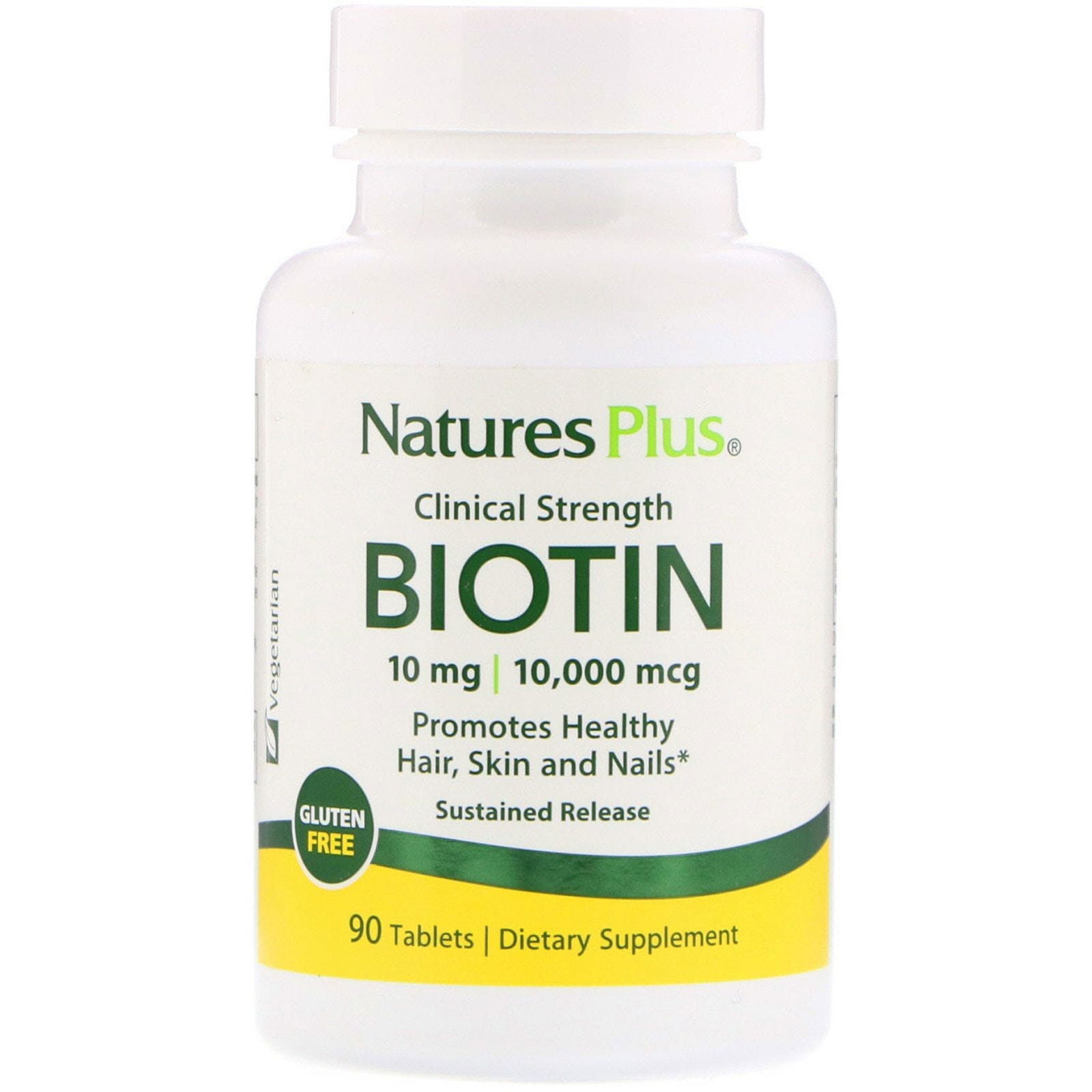 Nature's Plus, Biotina, Liberación prolongada, 90 comprimidos