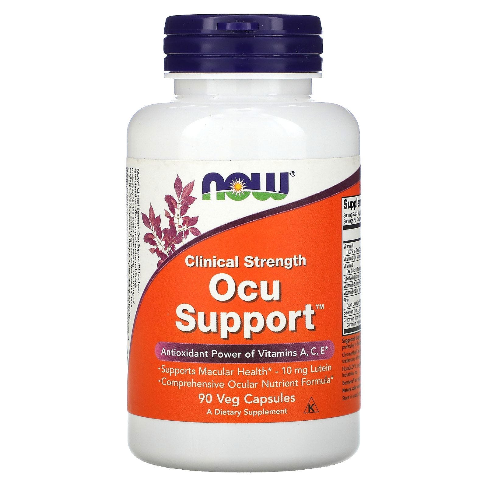 Now Foods, Clinical Strength Ocu Support, Suplemento alimentario, 90 cápsulas vegetales