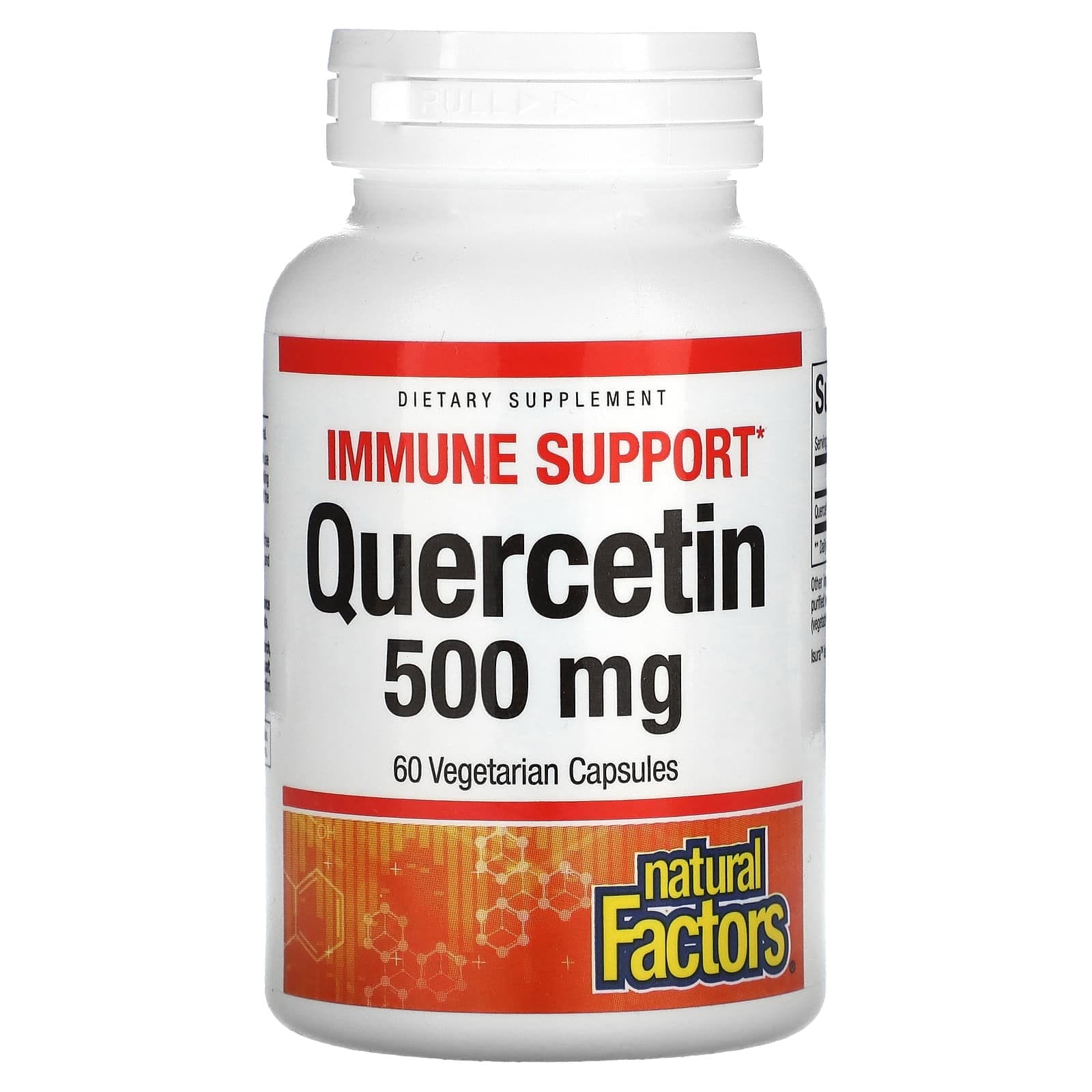 Natural Factors, Quercetina, 500 mg, 60 cápsulas vegetales