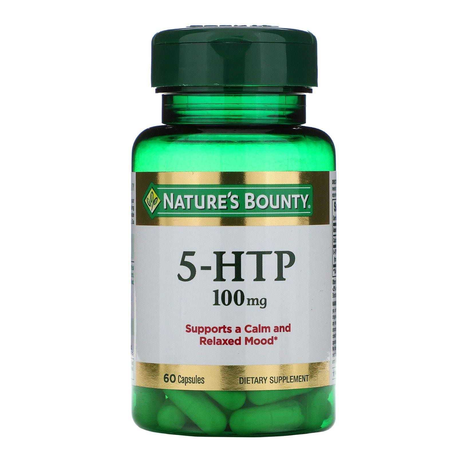 Nature's Bounty, 5-HTP, 100 mg, 60 cápsulas