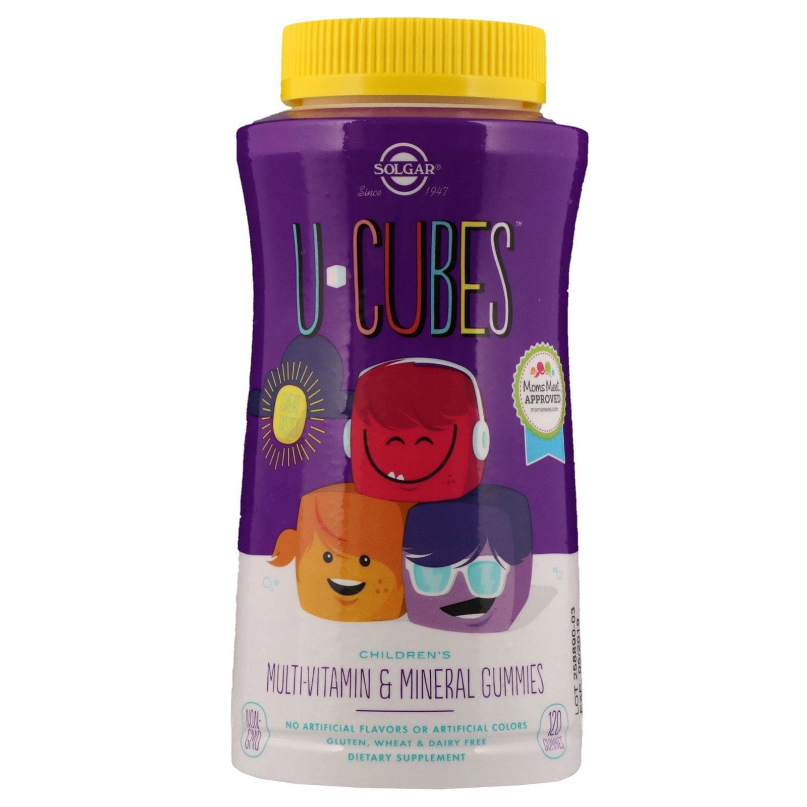 Solgar, U-Cubes, Gomitas para Chicos Multivitamínicas y Minerales, 120 Gomitas