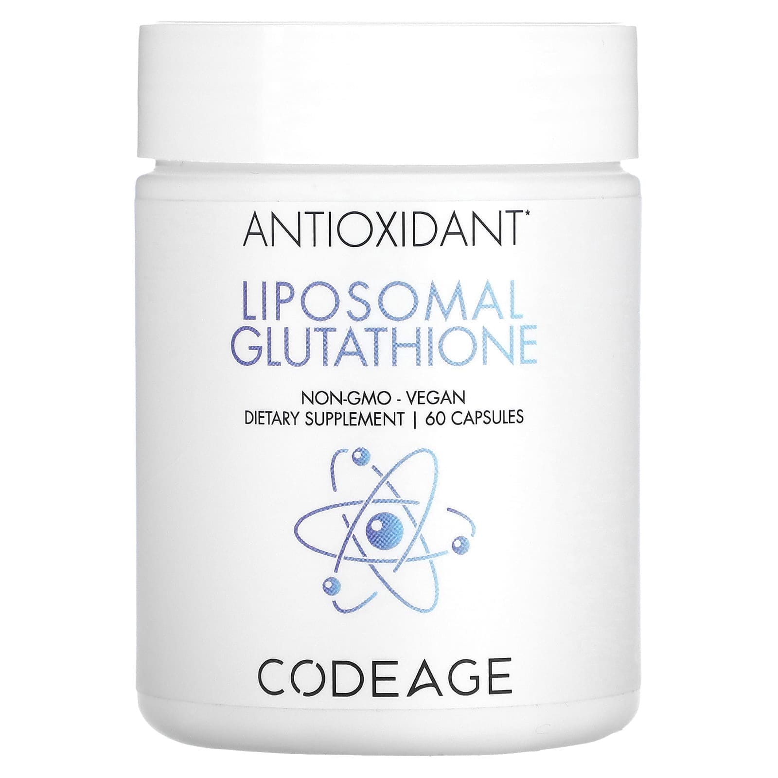 Codeage, Antioxidante, Glutatión liposomal, 60 cápsulas