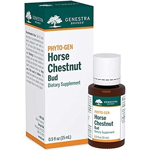 Genestra marcas – Horse Chestnut Bud Herbal – Suplemento – 0.5 fl. oz.