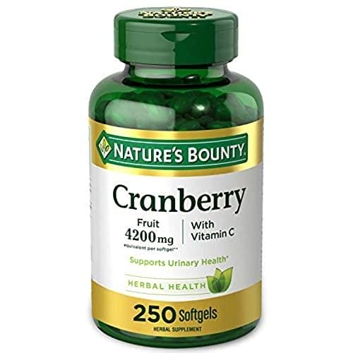 Suplemento alimenticio con arándanos (100 cápsulas blandas, 0.15 onzas), de Nature's Bounty, 4363, paquete de de 1, 1, 1