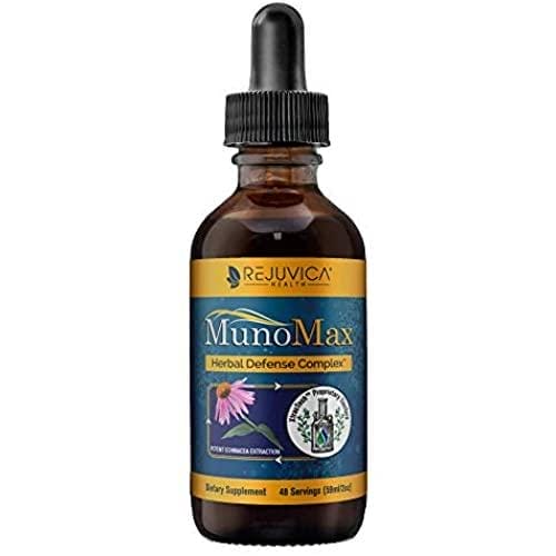 MunoMax – Real Advanced Immune Support – Fórmula líquida natural para absorción 2X – Elderberry, Echinacea, Astralagus, Goldenseal, cúrcuma y más