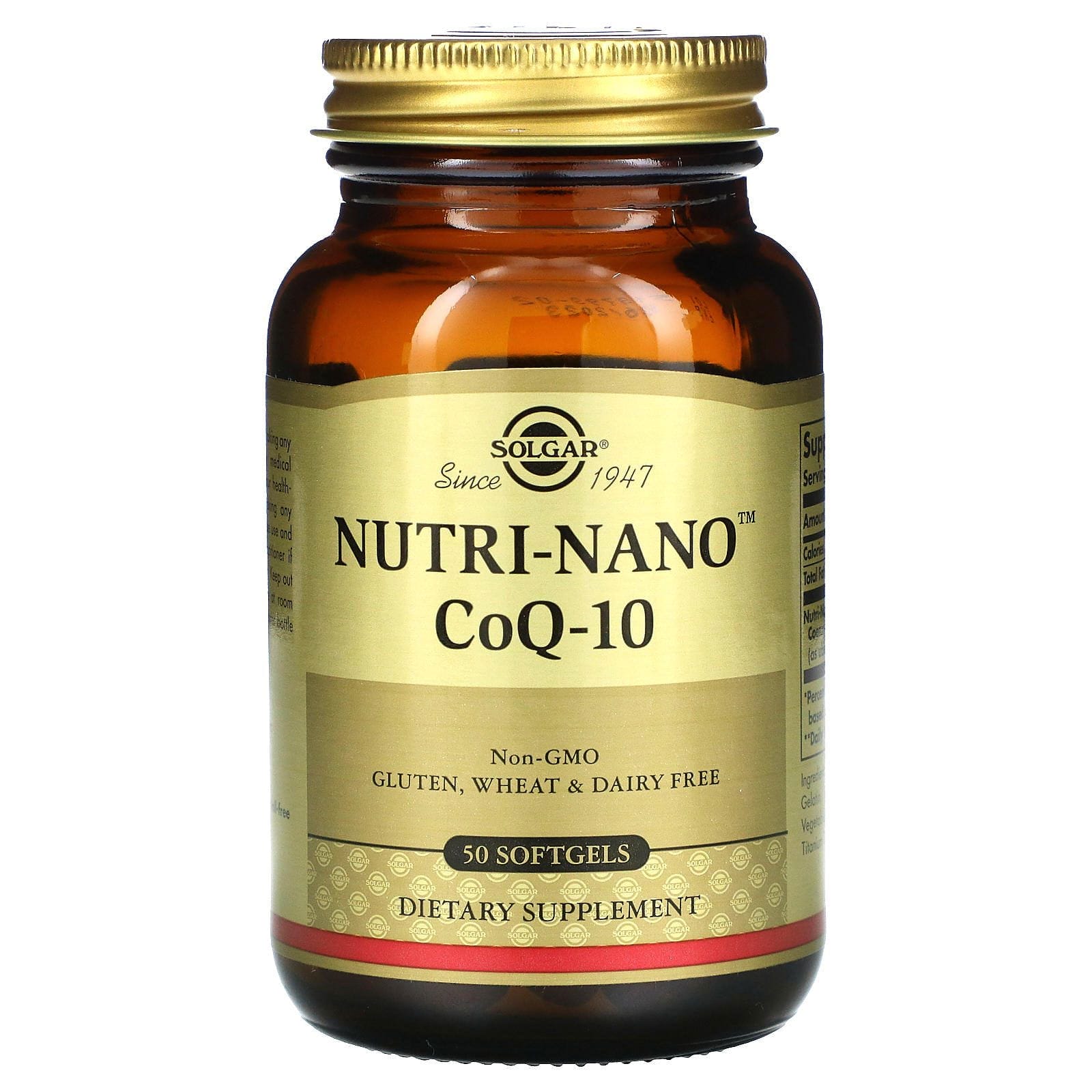 Solgar, Nutri-Nano CoQ-10, 50 cápsulas blandas