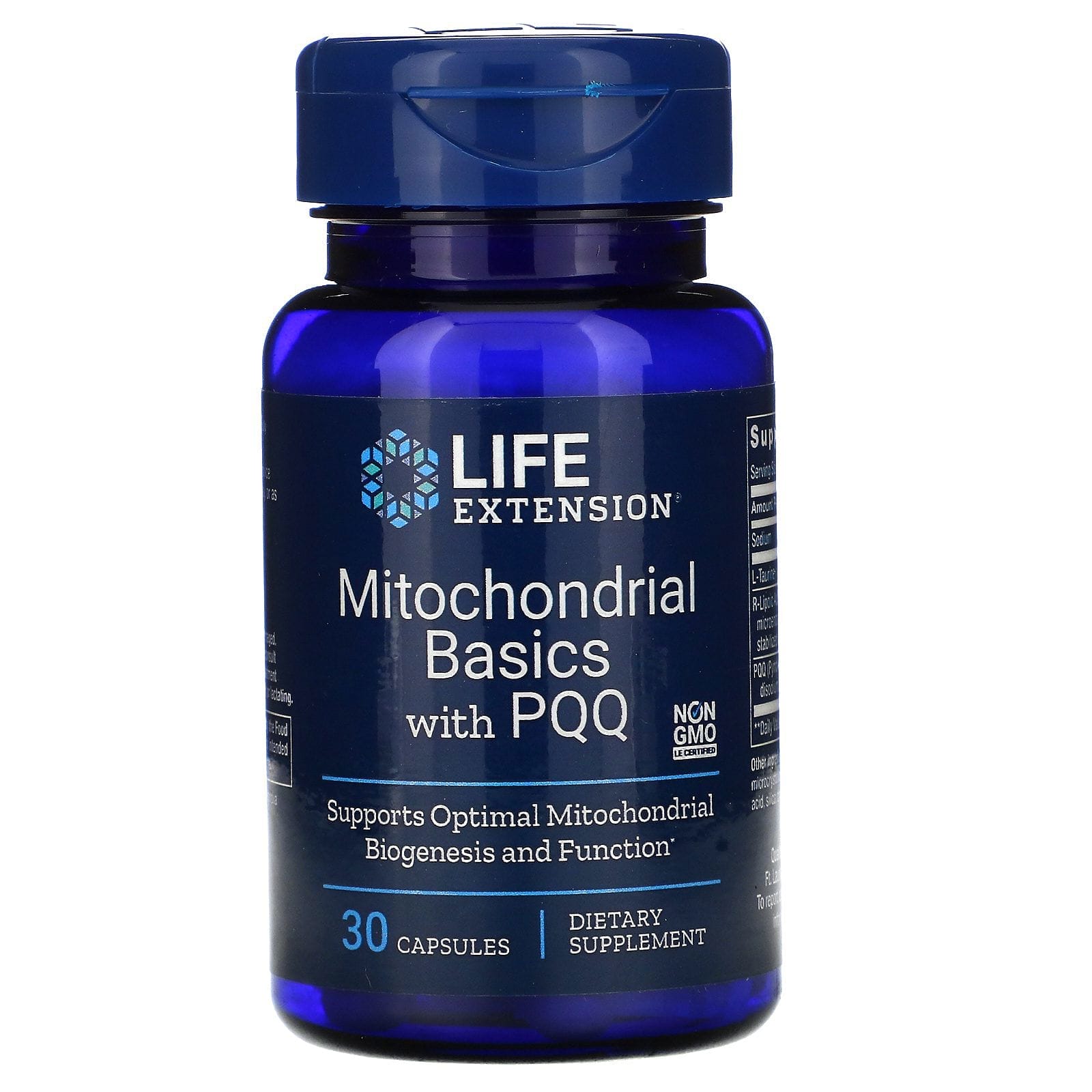 Life Extension, Básicos mitocondriales con BioPQQ, 30 cápsulas