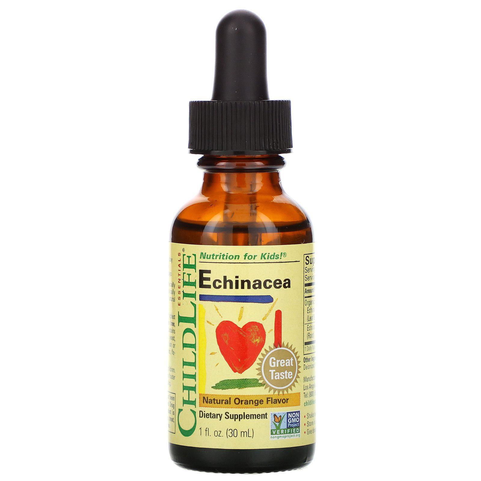 ChildLife, Essentials, Equinácea, Sabor natural a naranja, 30 ml (1 oz. líq.)