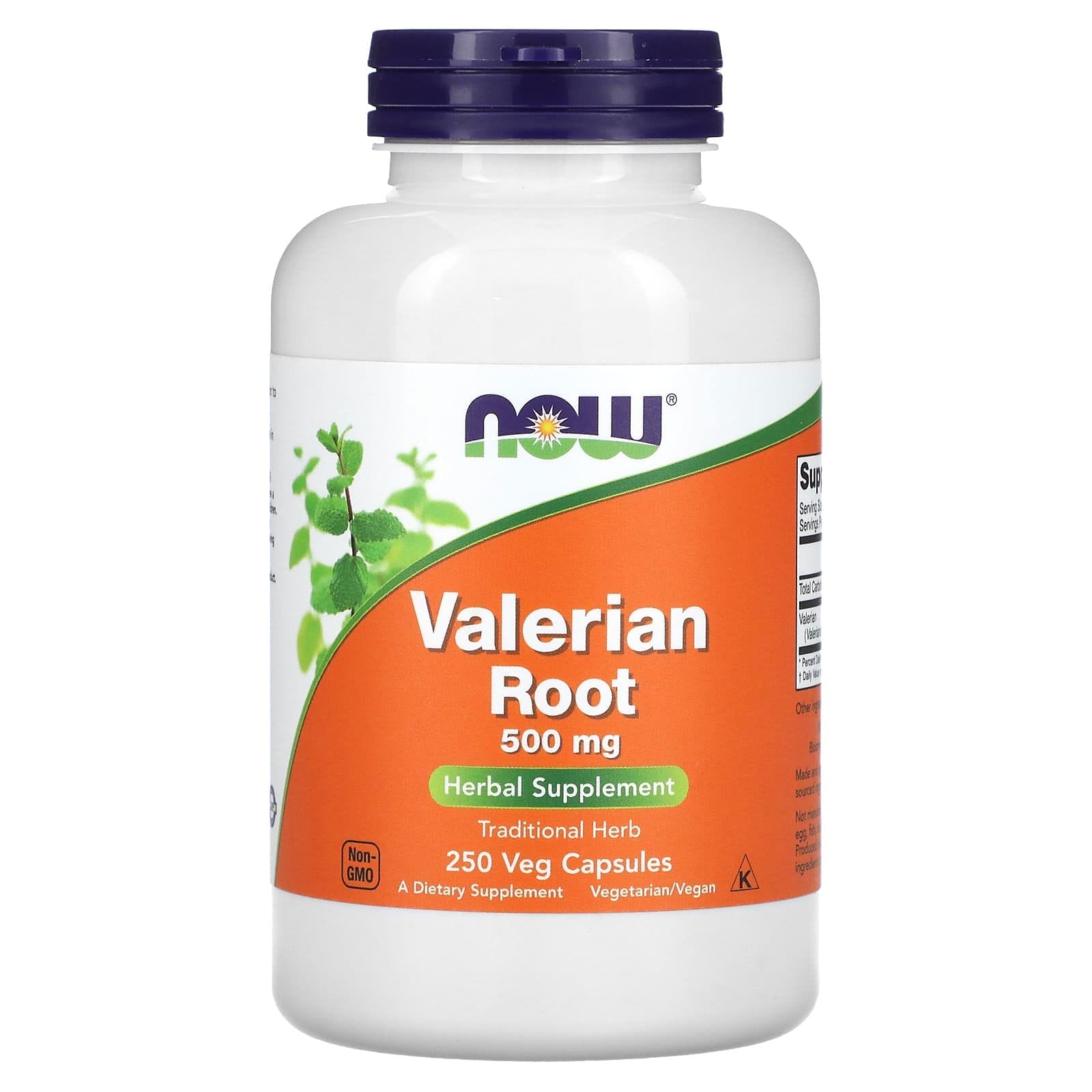 NOW Foods, Raíz de valeriana, 500 mg, 250 cápsulas vegetales