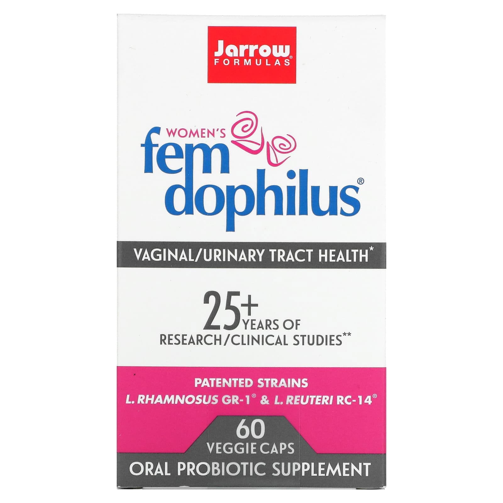 Jarrow Formulas, Fem Dophilus para mujeres, 60 cápsulas