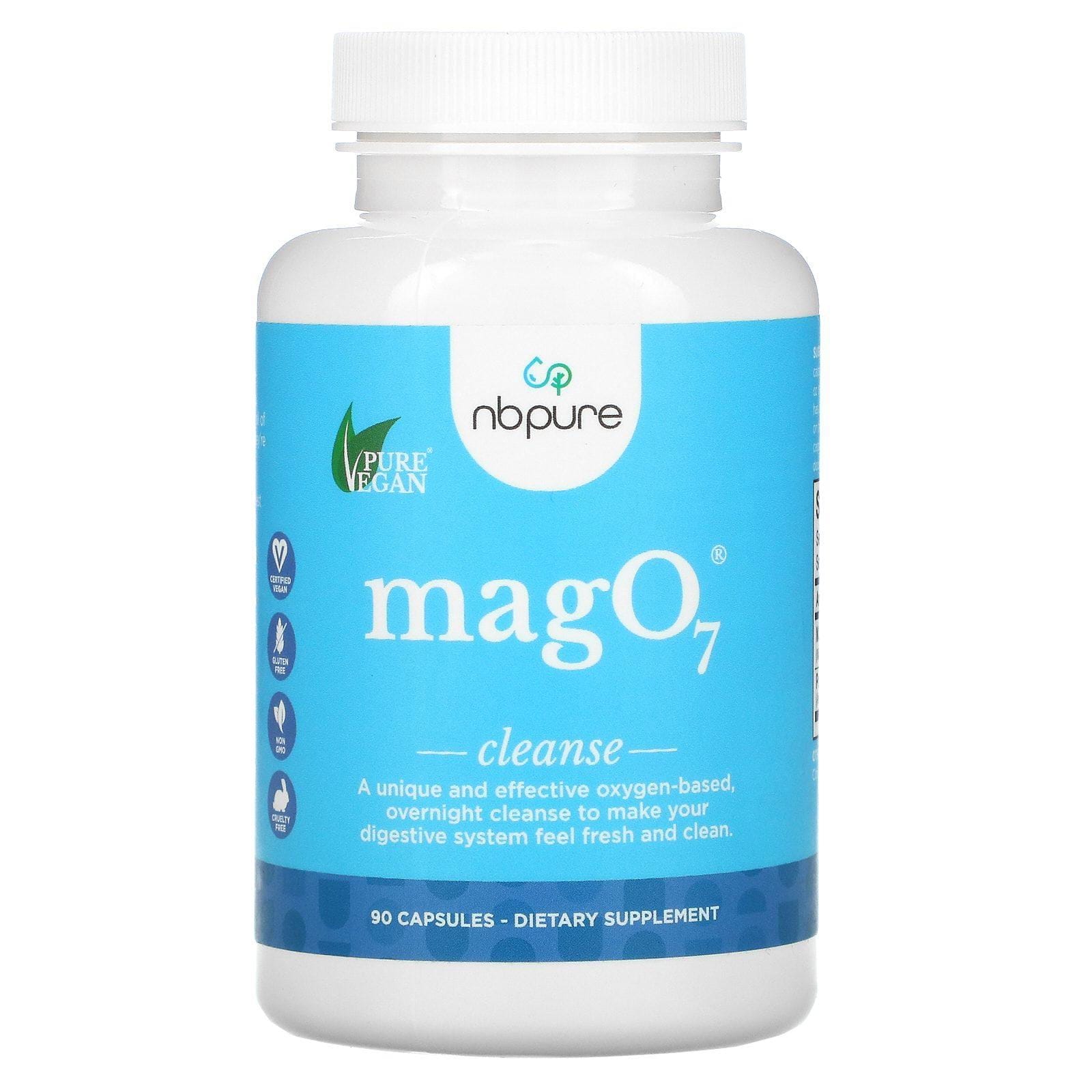 NB Pure, Mag O7, Limpieza y desintoxicación digestivas, 90 cápsulas