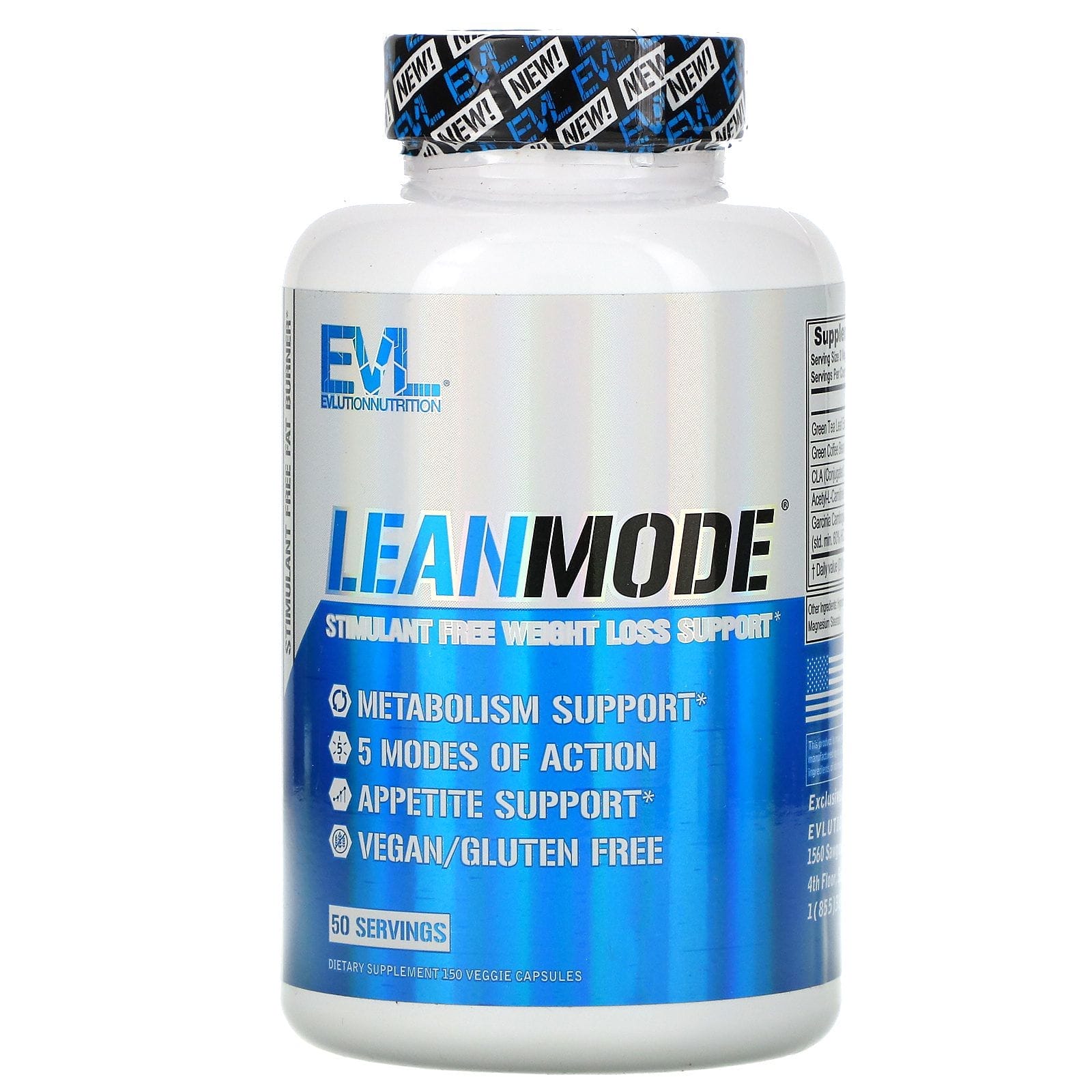 EVLution Nutrition, LeanMode, 150 cápsulas vegetales