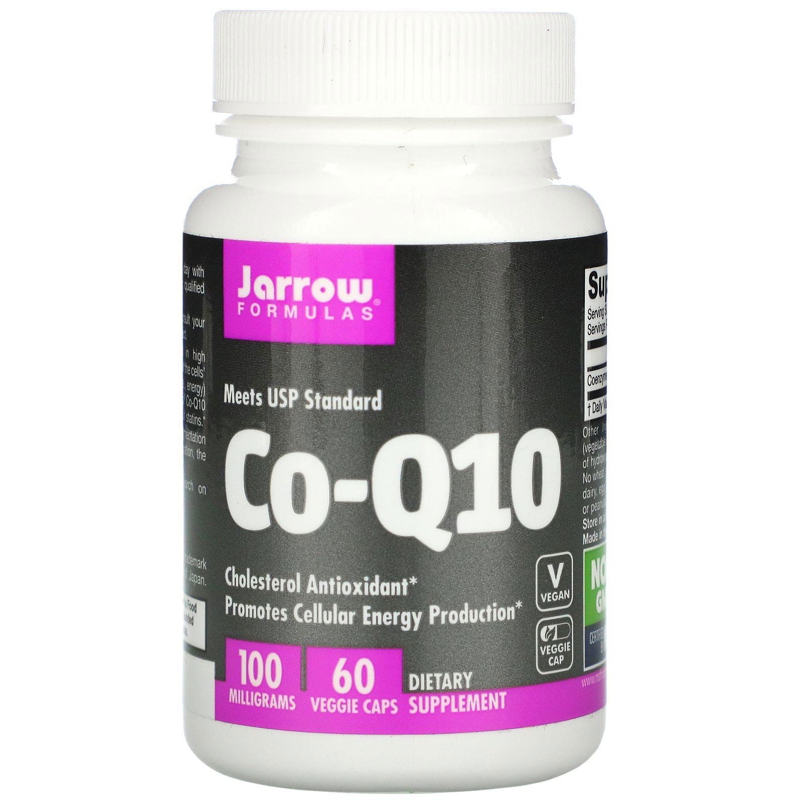 Jarrow Formulas, CoQ10, 100 mg, 60 cápsulas vegetales
