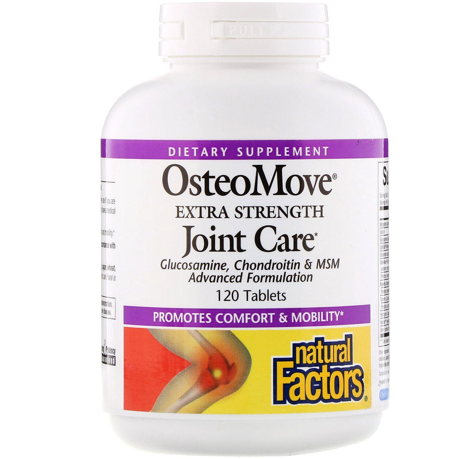 Natural Factors, OsteoMove, cuidado para las articulaciones extra fuerza, 120 comprimidos