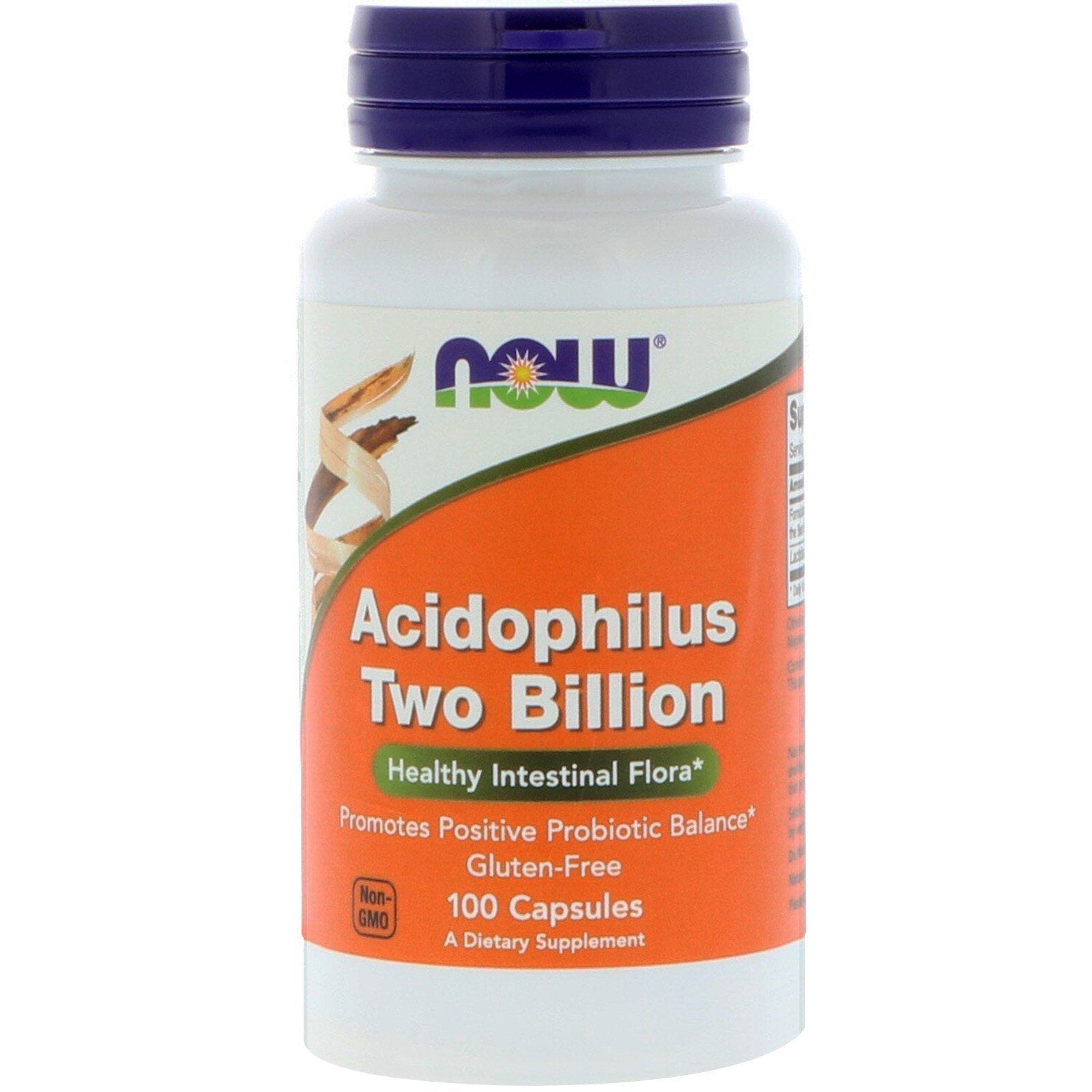 Now Foods, Acidophilus Dos Billones, 100 Cápsulas