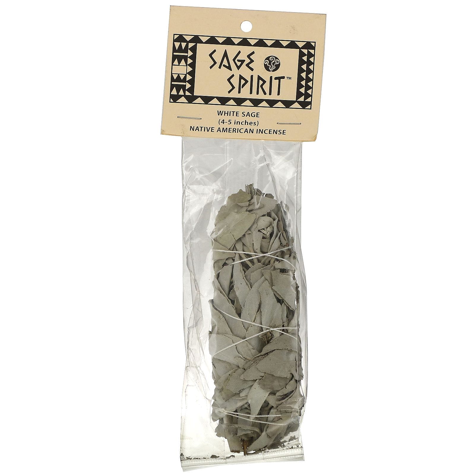 Sage Spirit, Incienso nativo americano, sabio blanco, pequeño (4-5 pulgadas), 1 manojo