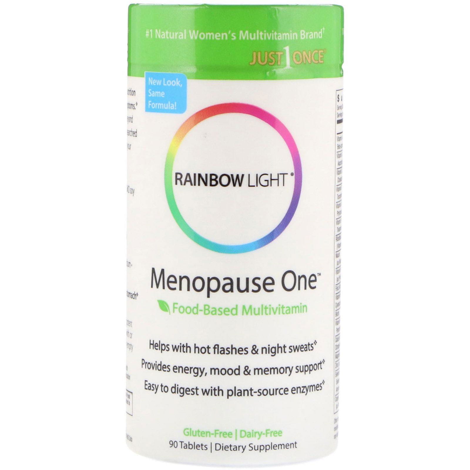 Rainbow Light, Menopause One, Food-Based Multivitamin, 90 Tabletas