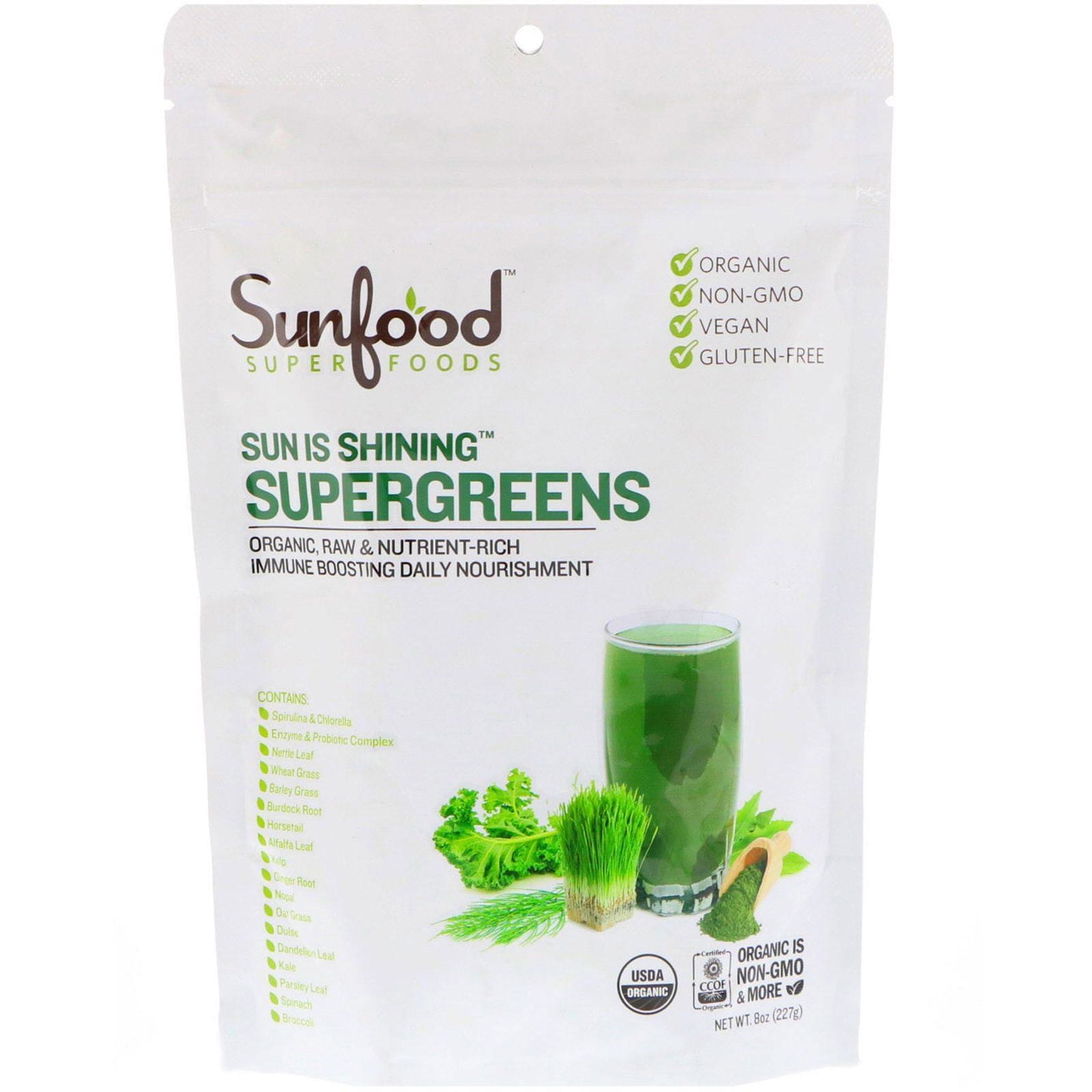 Sunfood, Sun Is Shining, Supervegetales, 227 g (8 oz)
