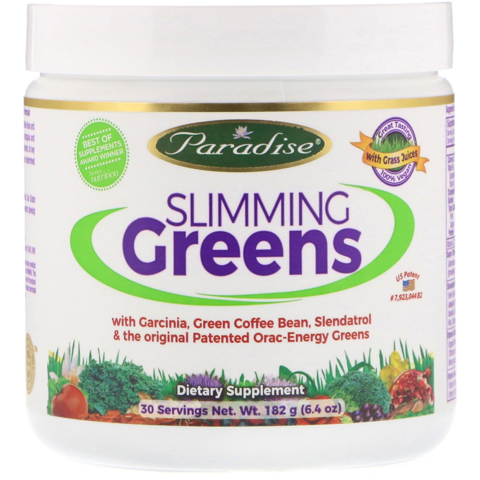 Paradise Herbs, Verdes adelgazantes, 182 g (6,4 oz)