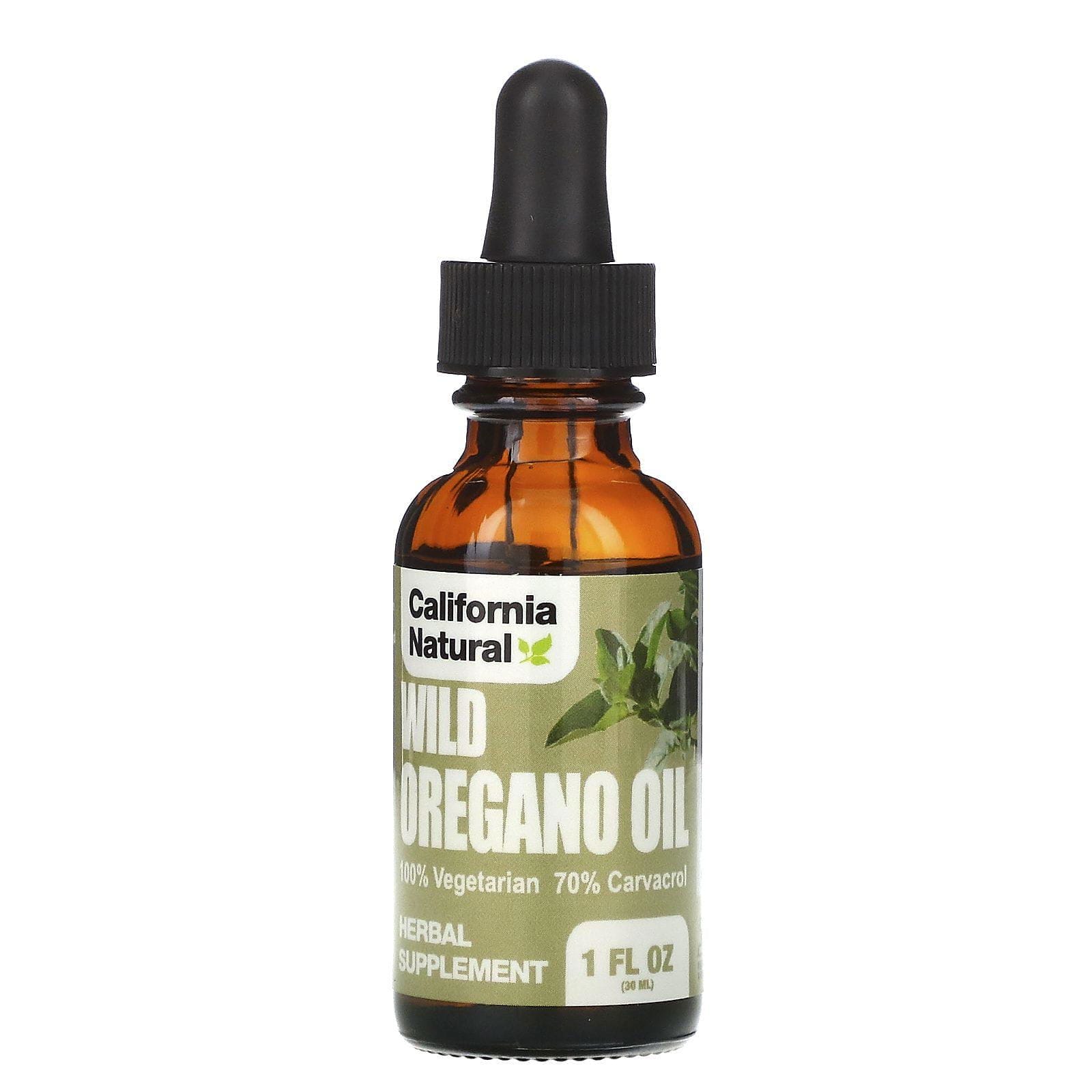 California Natural, Aceite de orégano silvestre, 30 ml (1 oz. líq.)