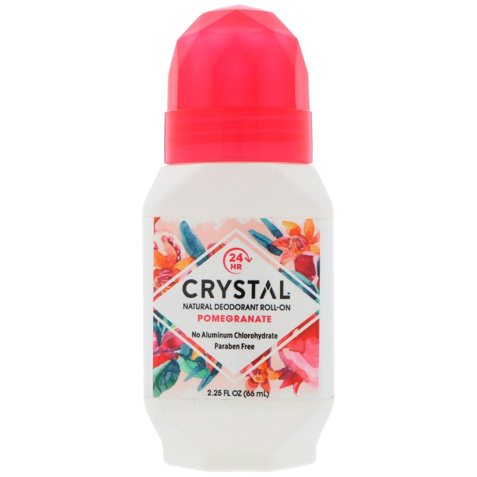 Crystal Body Deodorant, Desodorante natural roll-on, granada, 2.25 fl oz (66 ml)