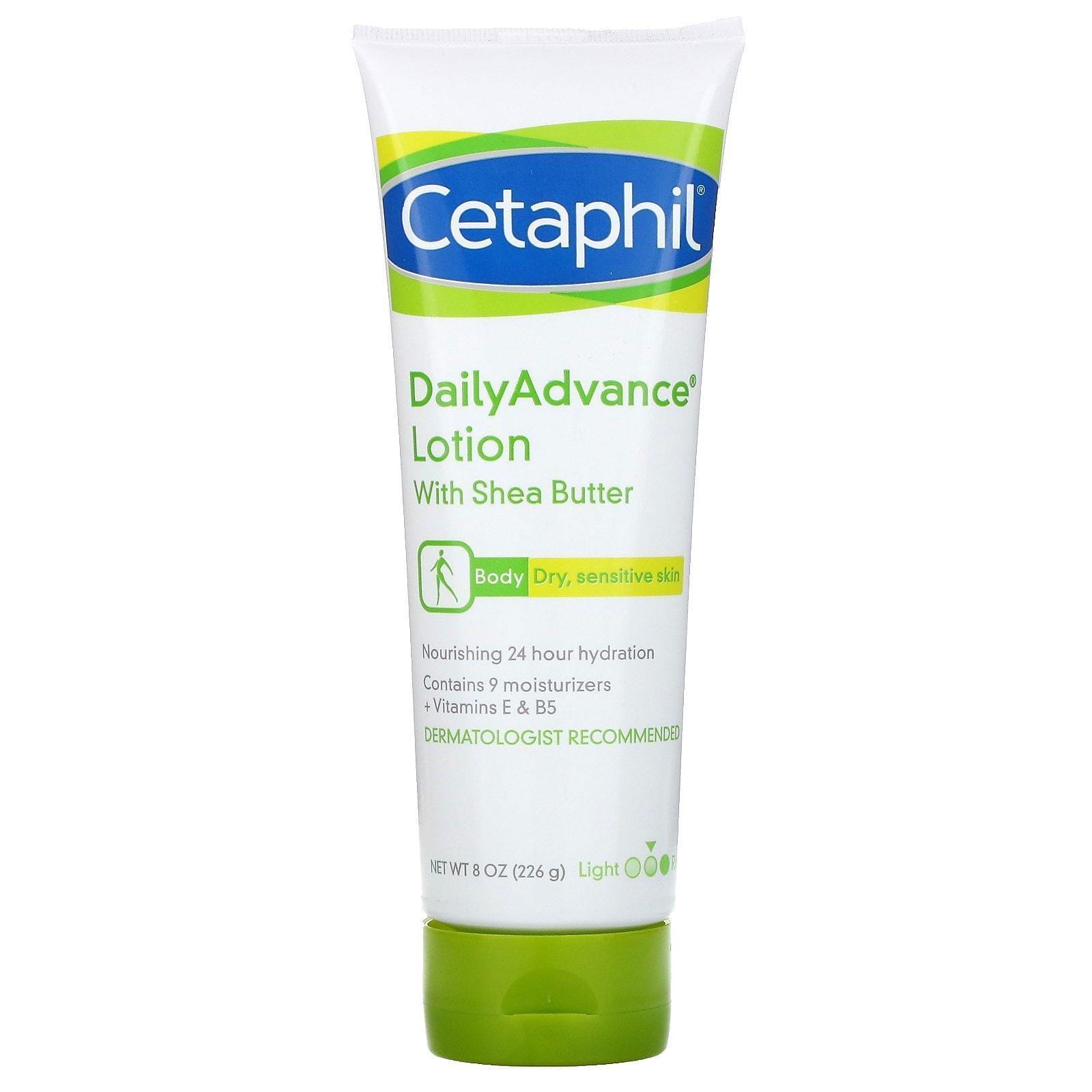 Cetaphil, DailyAdvance, Loción con manteca de karité, 226 g (8 oz)