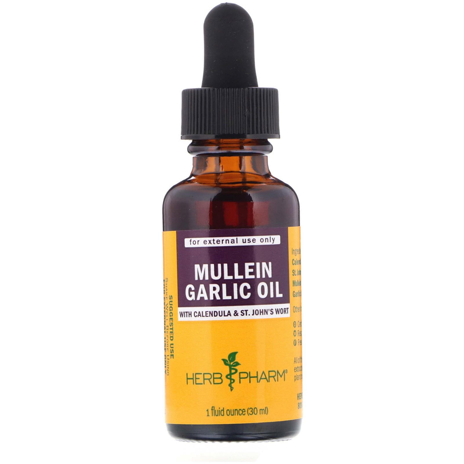 Herb Pharm, Mullein Garlic Compound (Compuesto de Ajo y Gordolobo), 1 fl oz (29.6 ml)