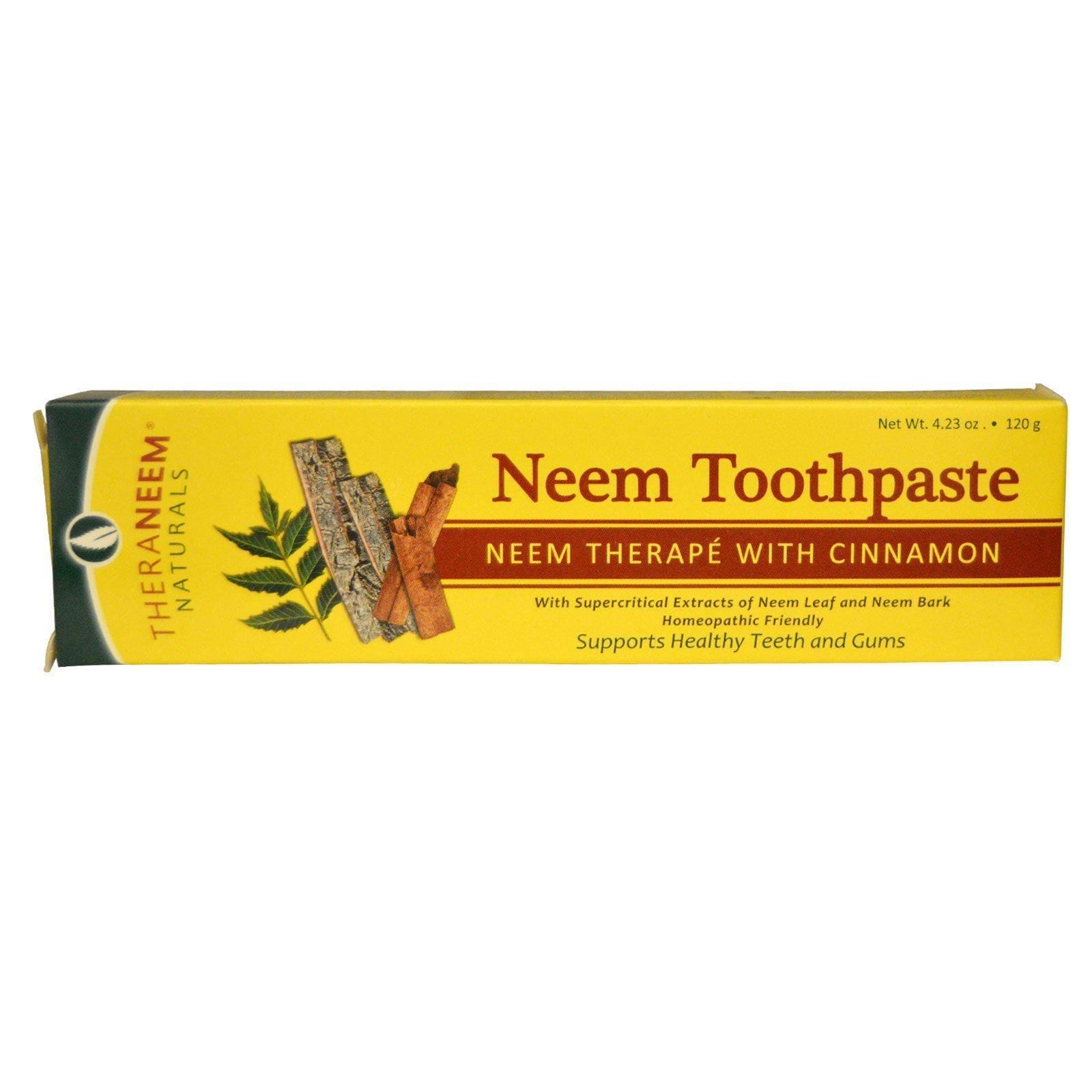 Organix South, TheraNeem Organix, Pasta de dientes de Neem, Neem Therape con canela, 4,23 oz (120 g)