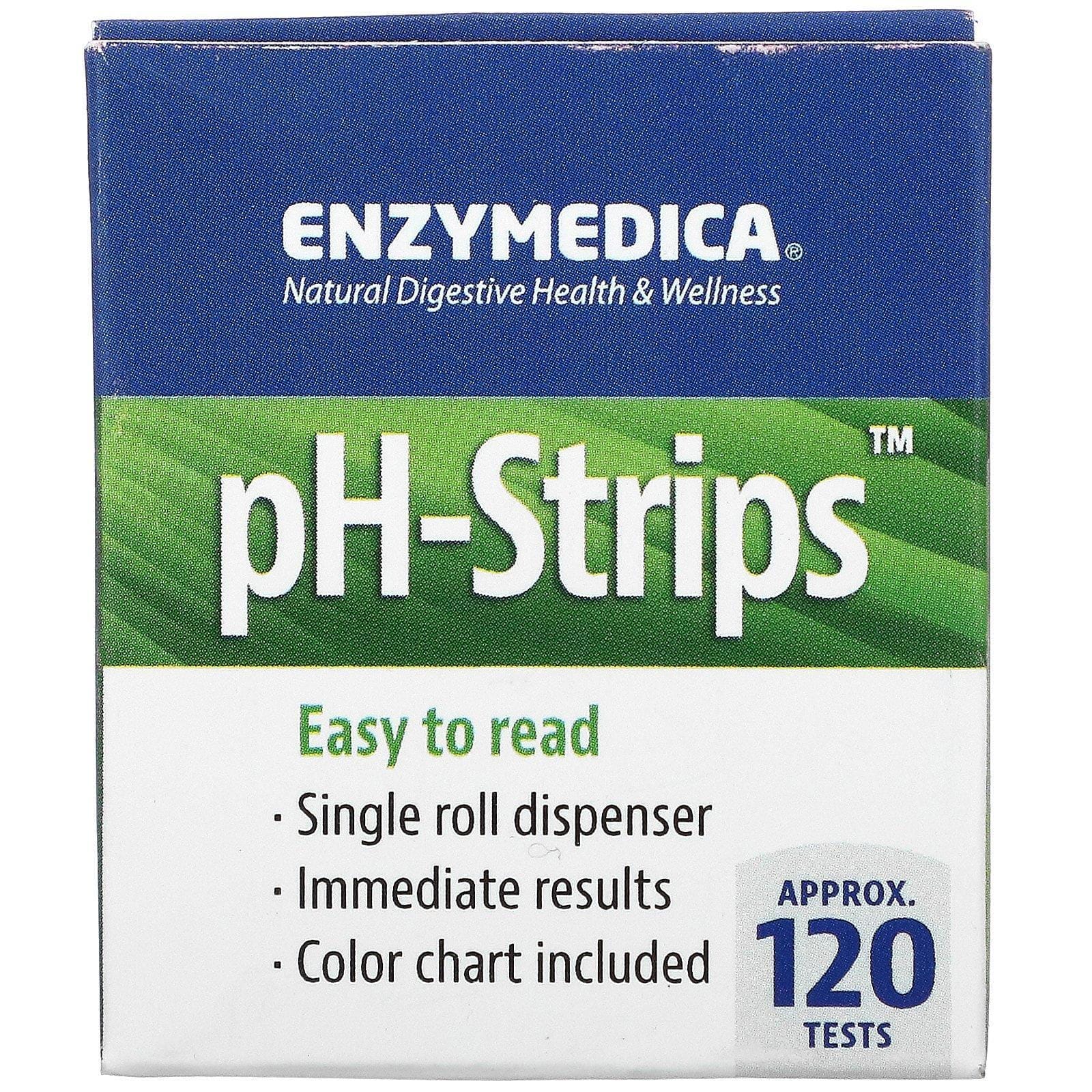 Enzymedica, pH-Strips, rollo dispensador de de 30,5 cm