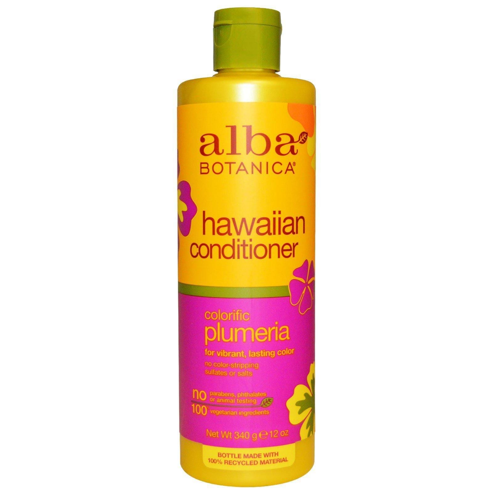 Alba Botanica, Acondicionador Hawaiano, Colorific Plumeria, 12 oz (340 g)