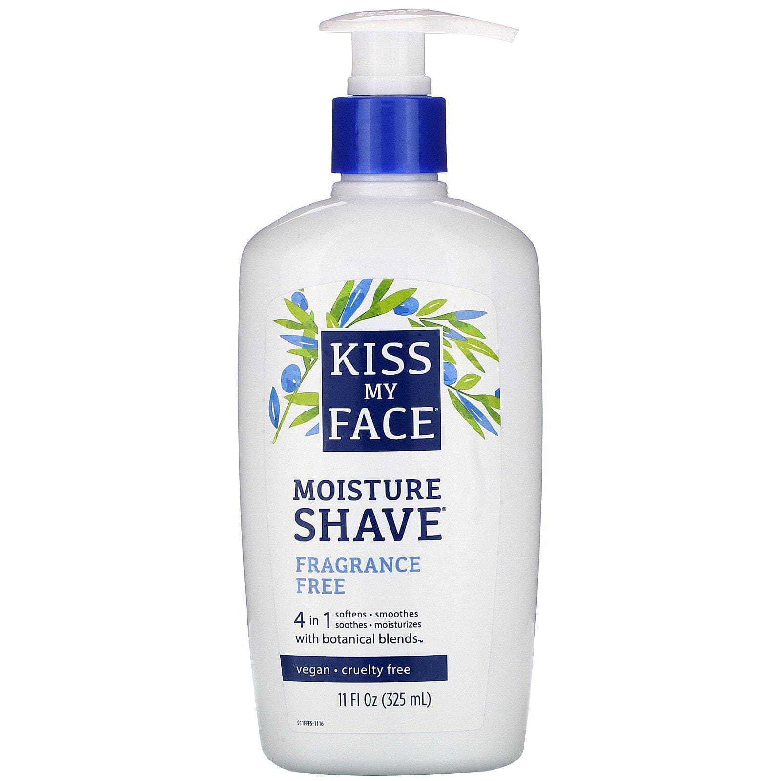 Kiss My Face, Crema Humectante de Afeitado, Sin Fragancia, 11 fl oz (325 ml)