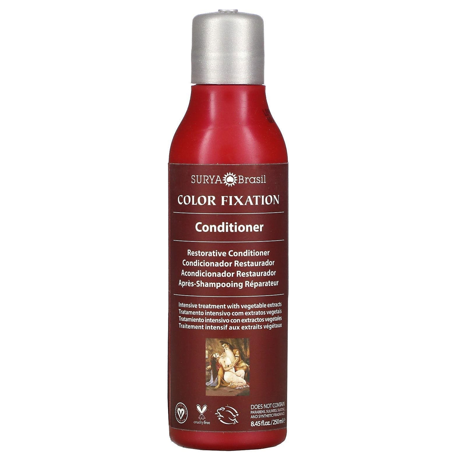 Surya Brasil, Fijación Color, Acondicionador Reconstituyente, 8.45 fl oz (250 ml)