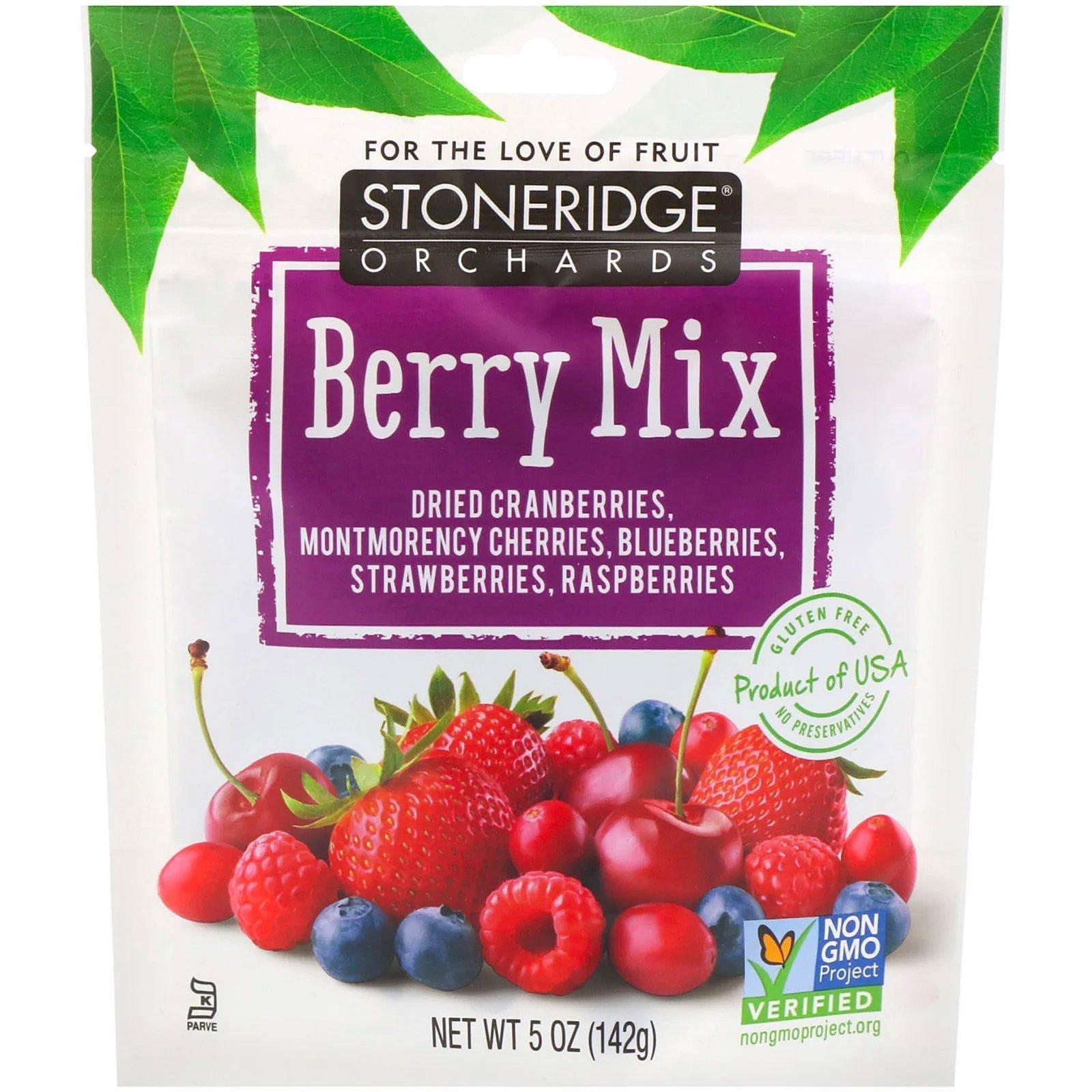 Stoneridge Orchards, Mix de bayas, mezcla de bayas secas e integrales, 142 g (5 oz)
