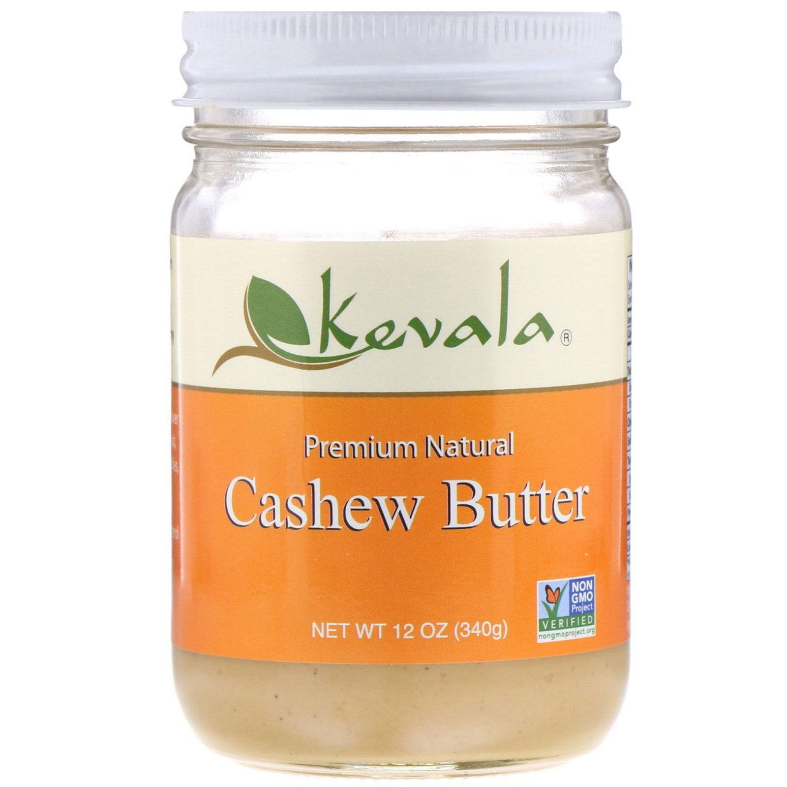 Kevala, Mantequilla de Anacardo Natural Premium, 12 oz (340 g)