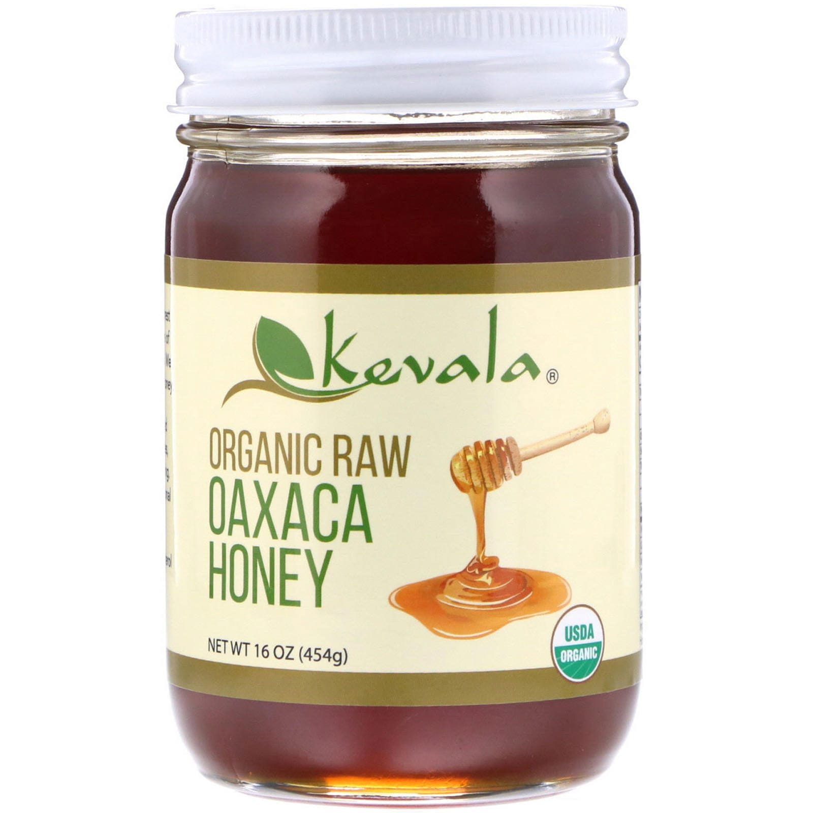 Kevala, Miel de Oaxaca cruda orgánica, 16 oz (454 g)
