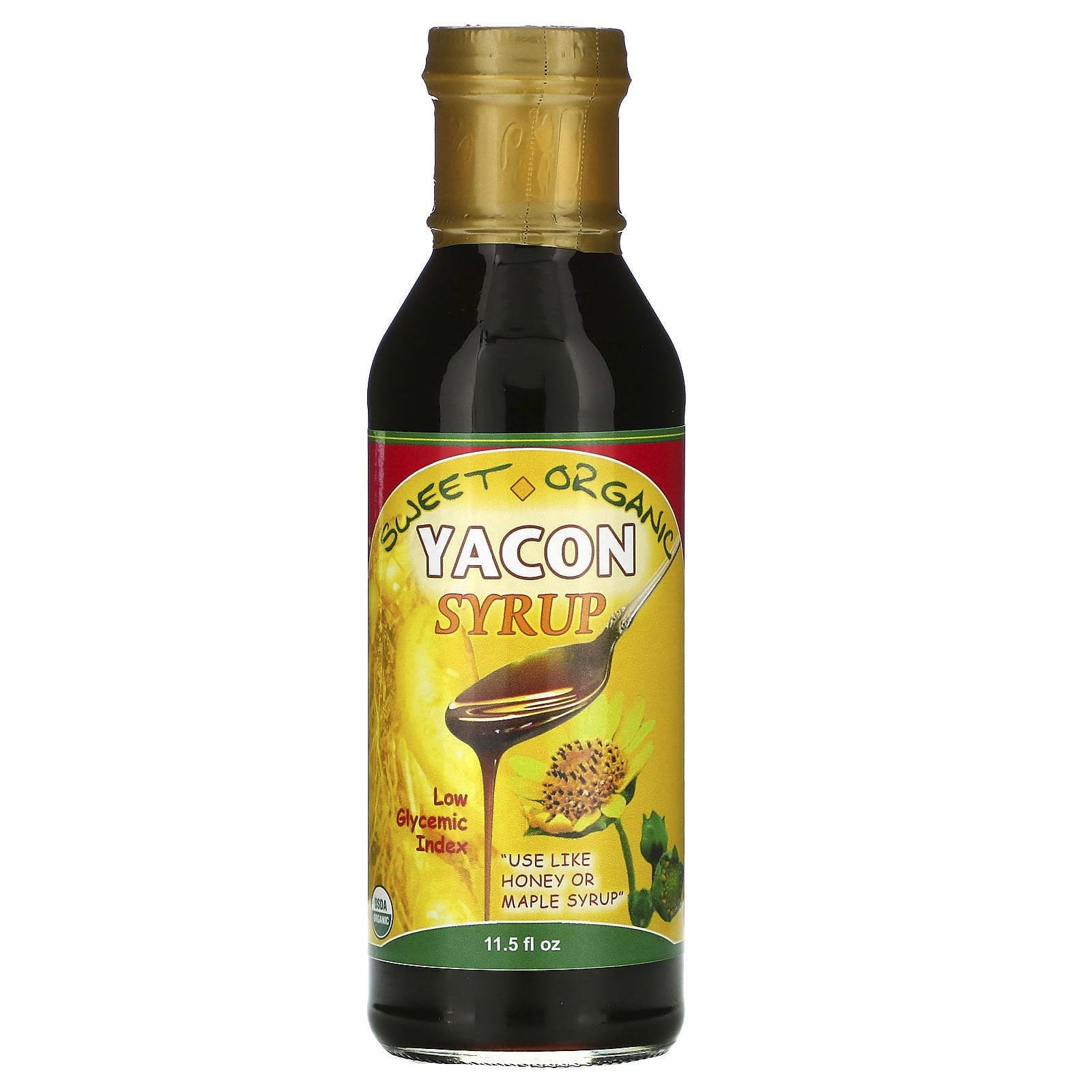 Amazon Therapeutics, Jarabe de yacón orgánico, 11.5 fl oz
