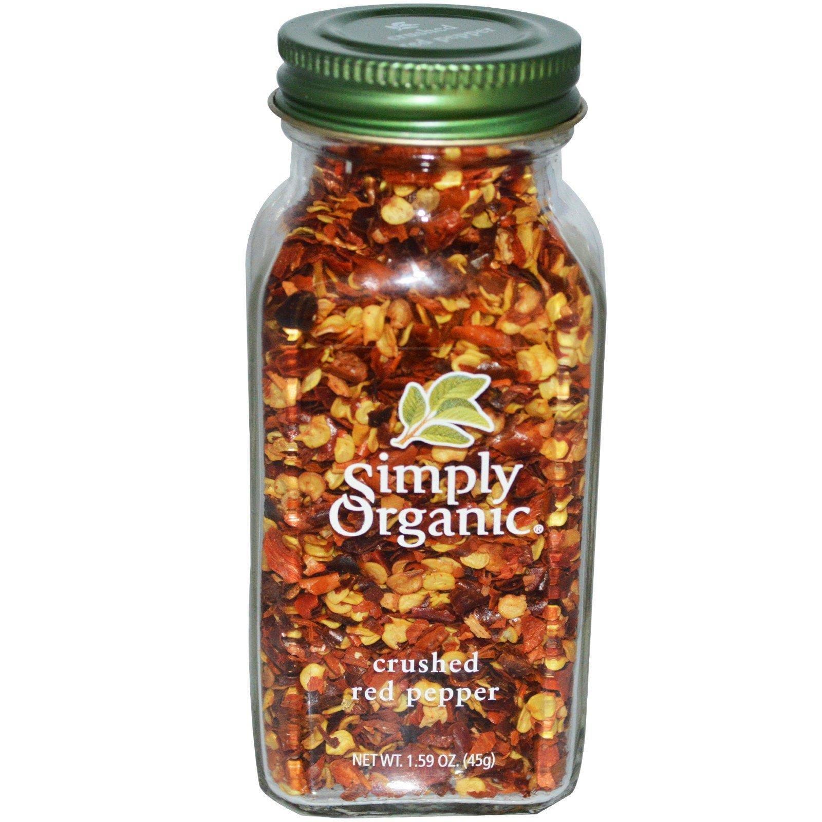 Simply Organic, Pimienta roja molida, 1.59 oz (45 g)