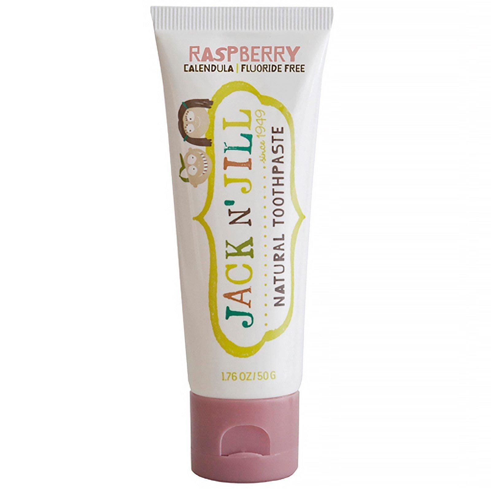 Jack n' Jill, Crema dental natural, frambuesa, 1.76 oz (50 g)