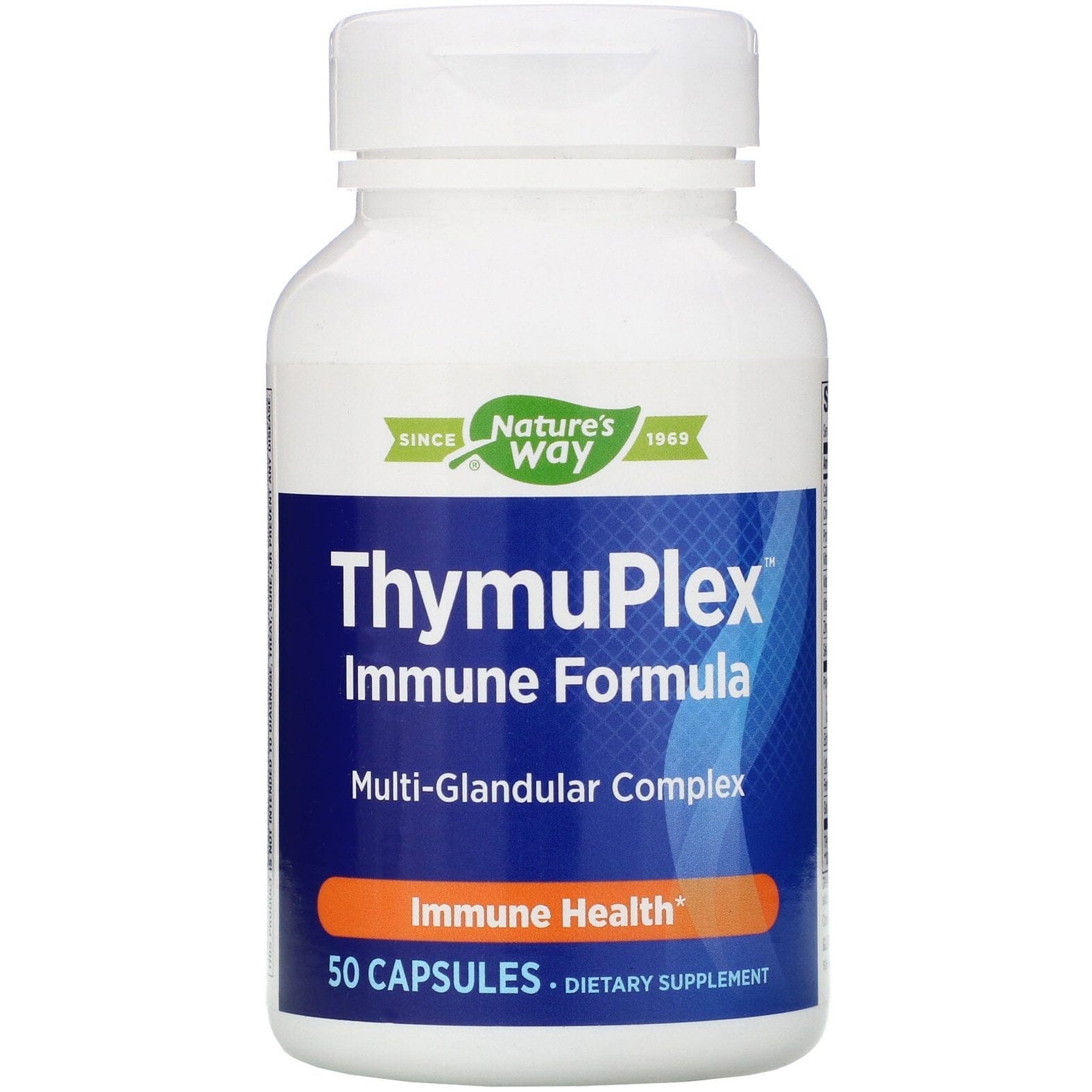 Nature's Way, ThymuPlex, impulsor inmunológico, 50 cápsulas