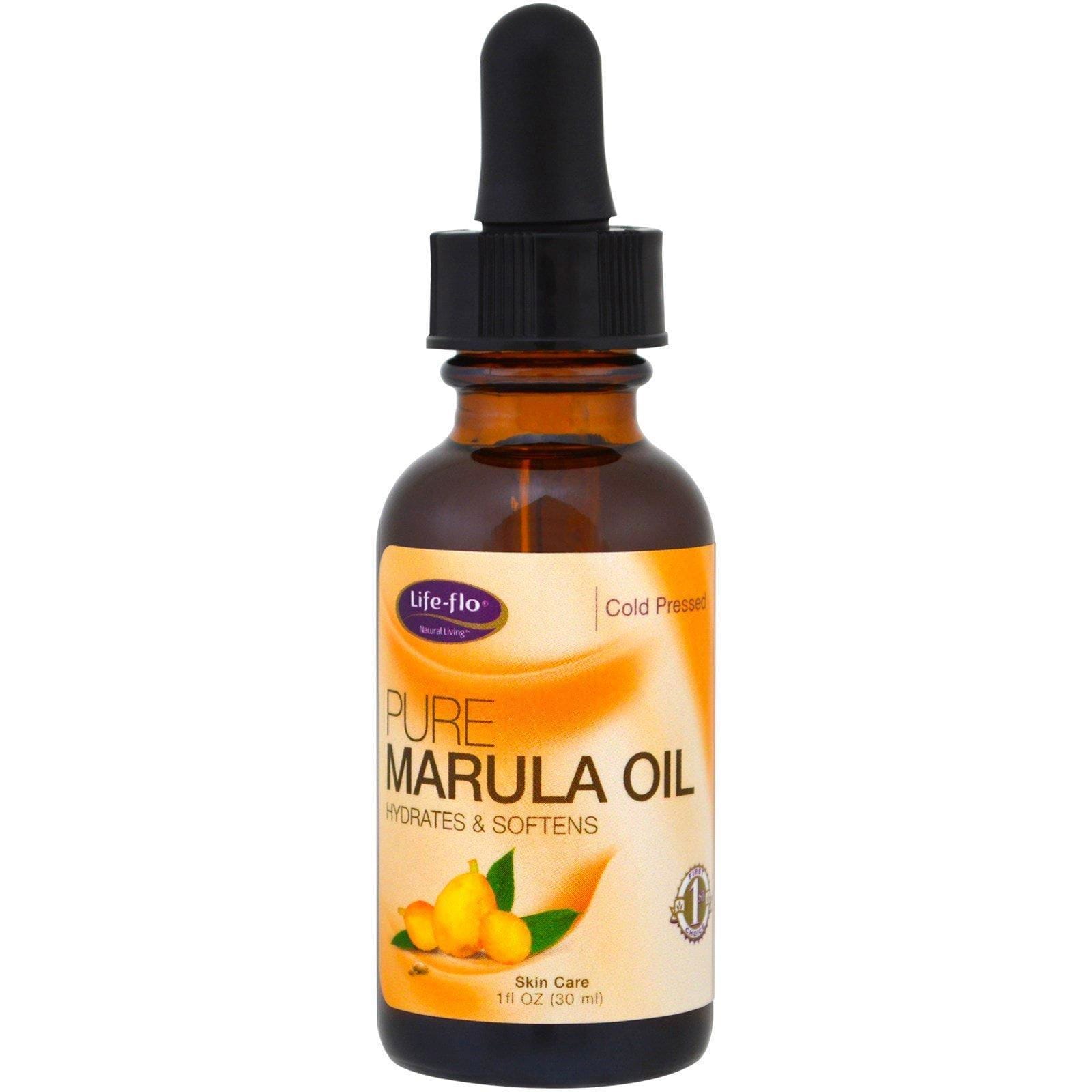 Life-flo, Aceite de marula puro, 1 fl oz (30 ml)
