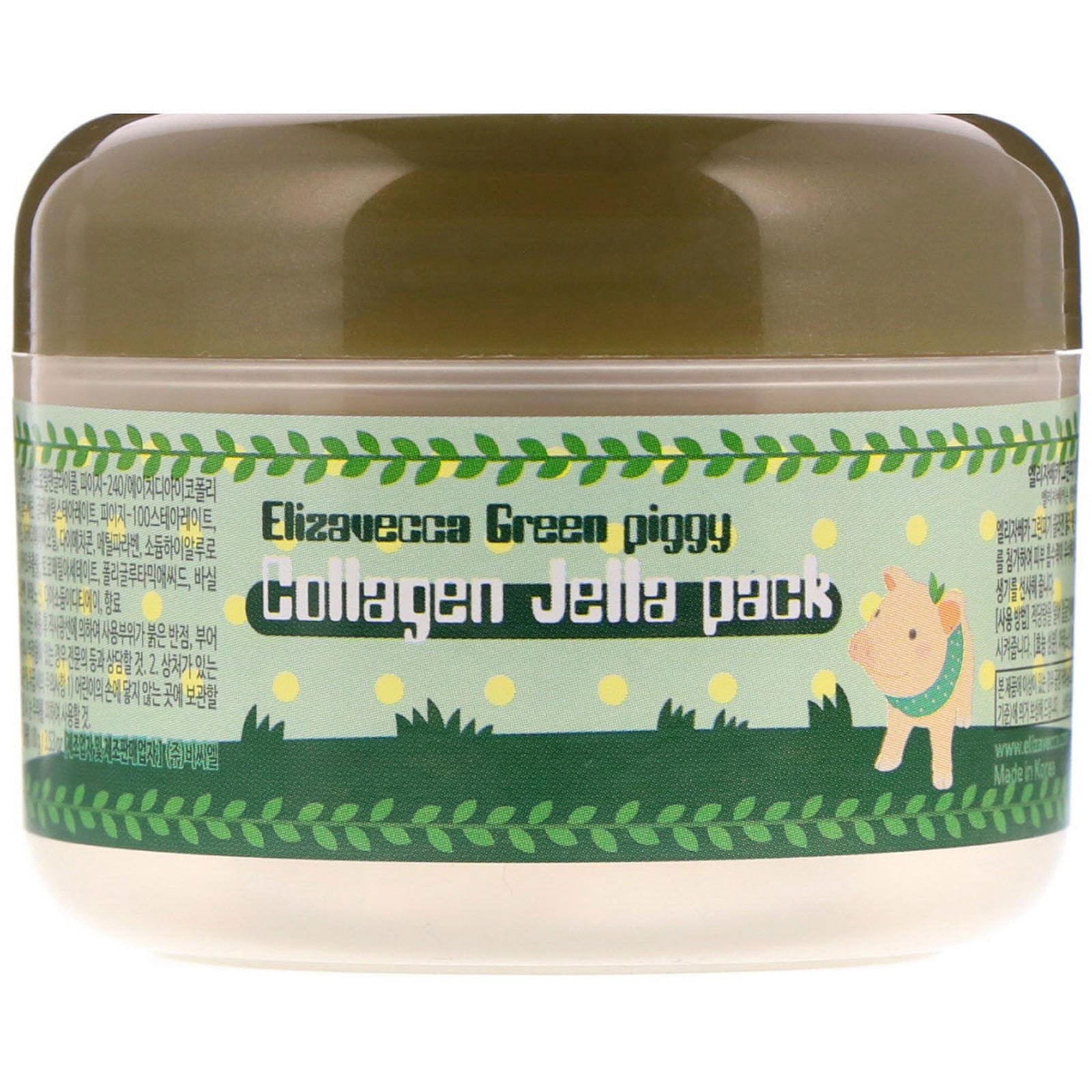 Elizavecca, Green Piggy, Jalea de colágeno, 3.53 oz (100 g)