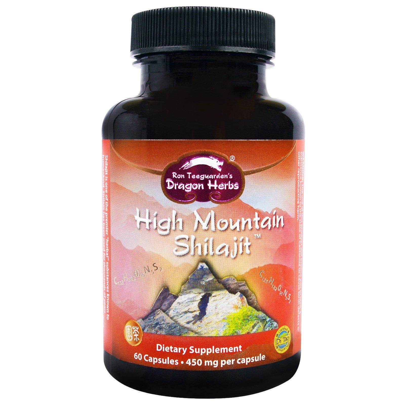 Dragon Herbs, Shilajit de Alta Montaña, 450 mg, 60 cápsulas
