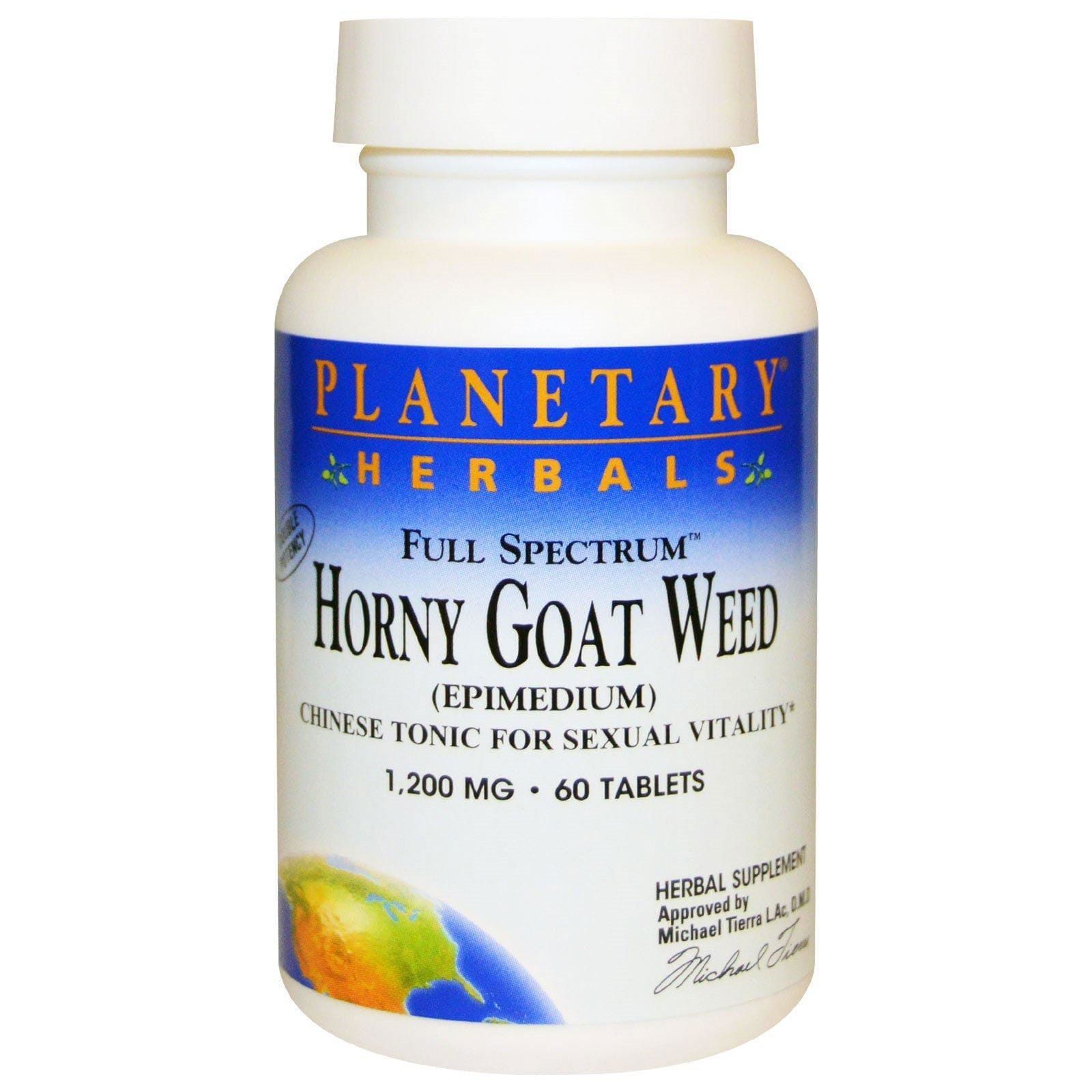 Planetary Herbals, Epimedium de espectro completo, 1,200 mg, 60 comprimidos